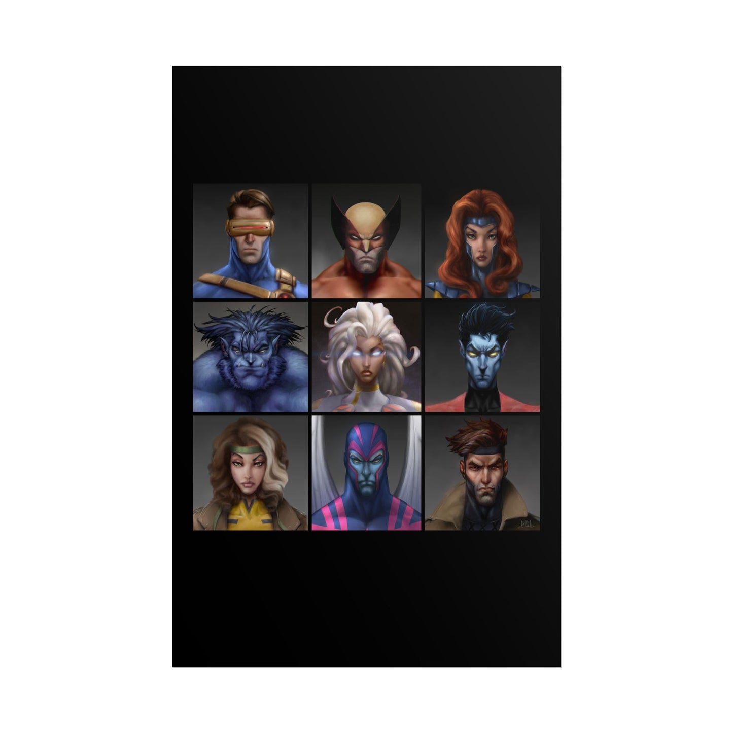 ChadwickArt XM Matte Paper Poster (square)