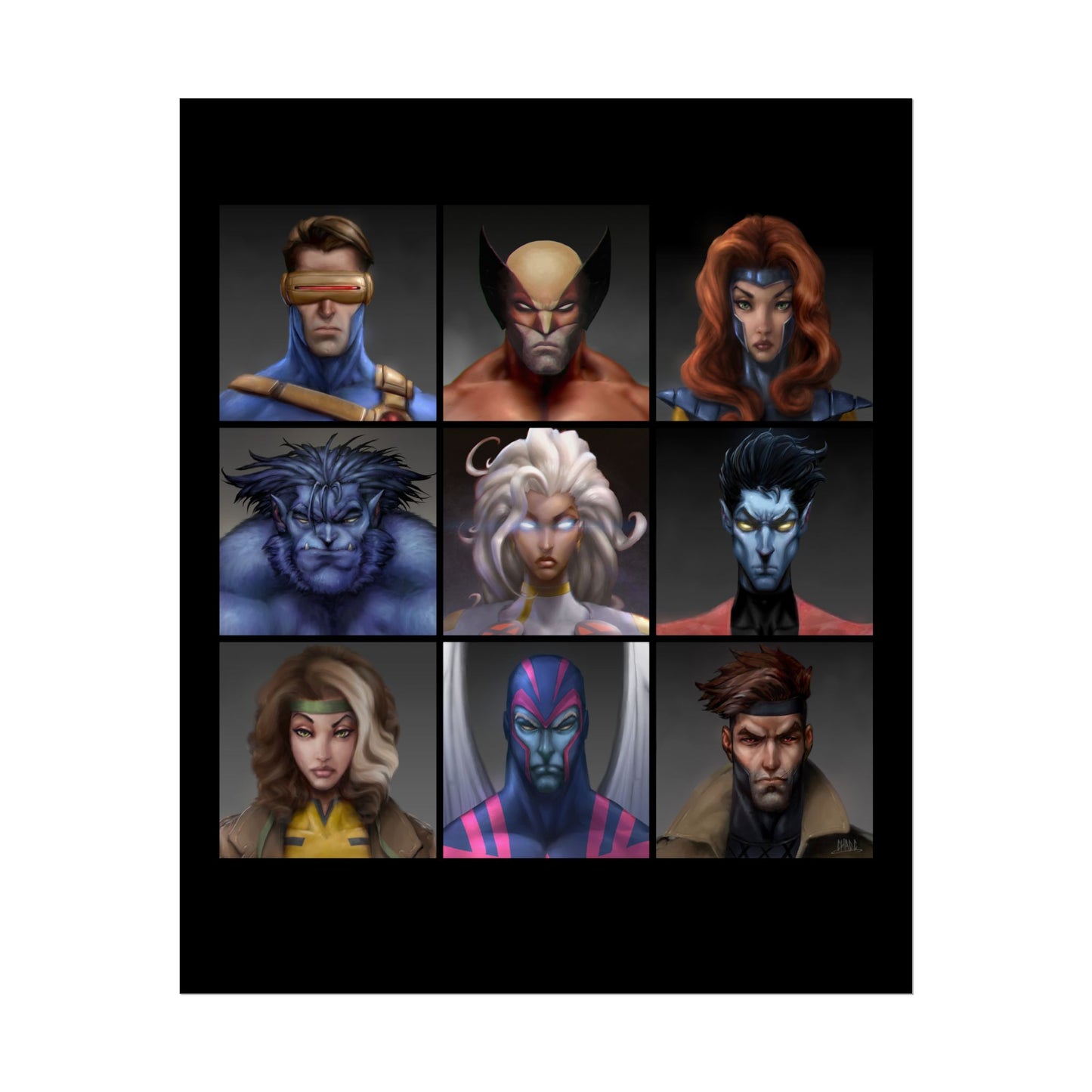 ChadwickArt XM Matte Paper Poster (square)