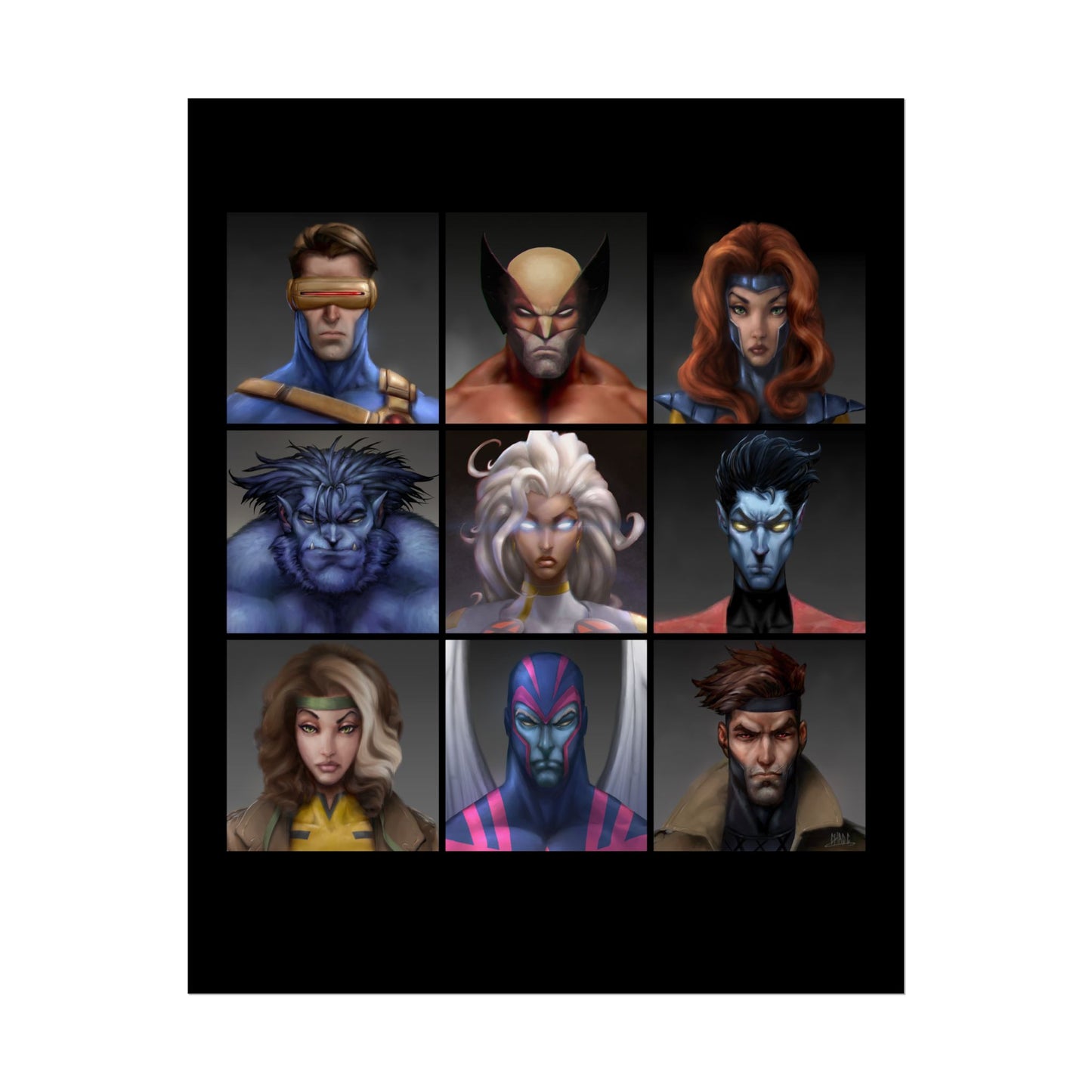 ChadwickArt XM Matte Paper Poster (square)