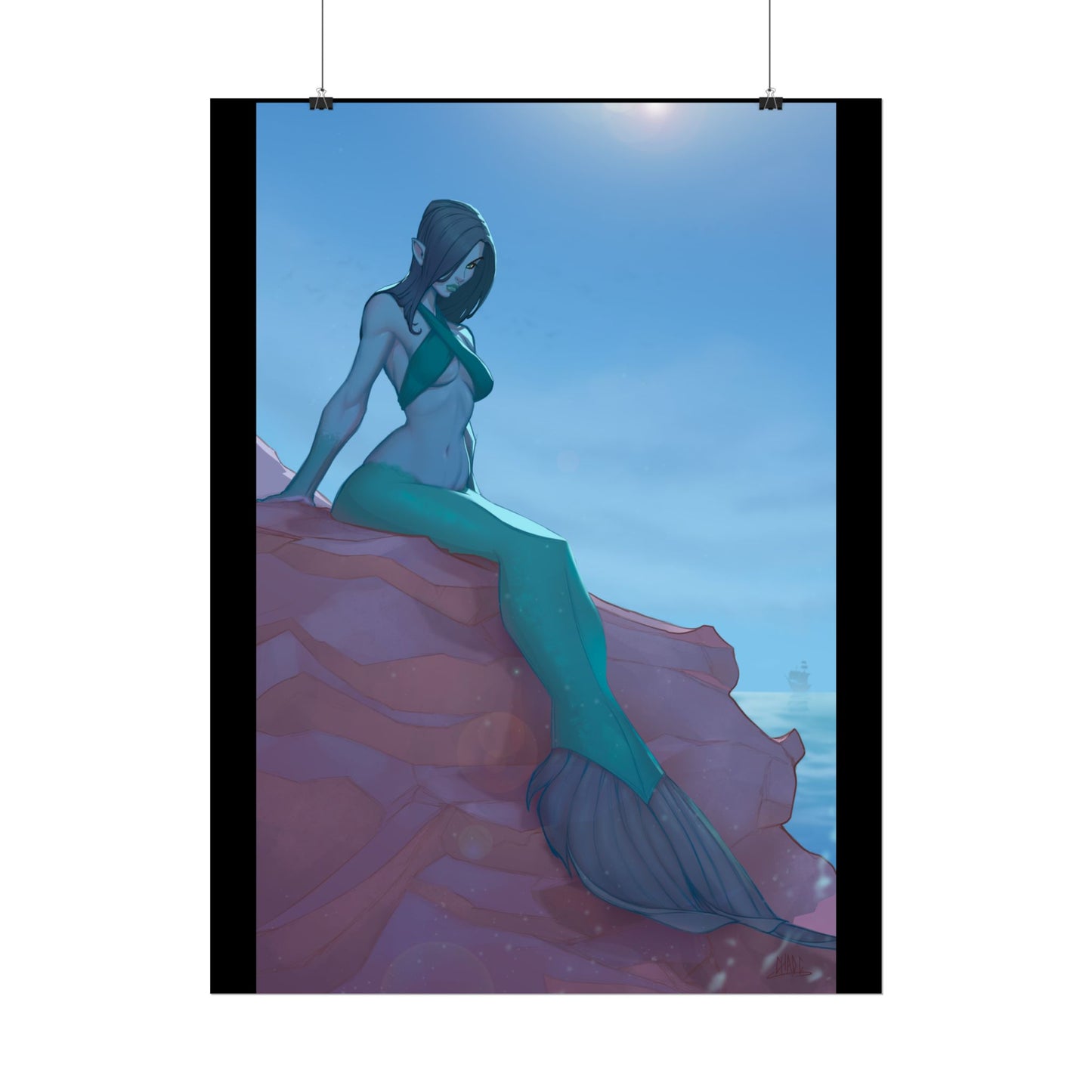 ChadwickArt Mermaid 02 - Rolled Posters