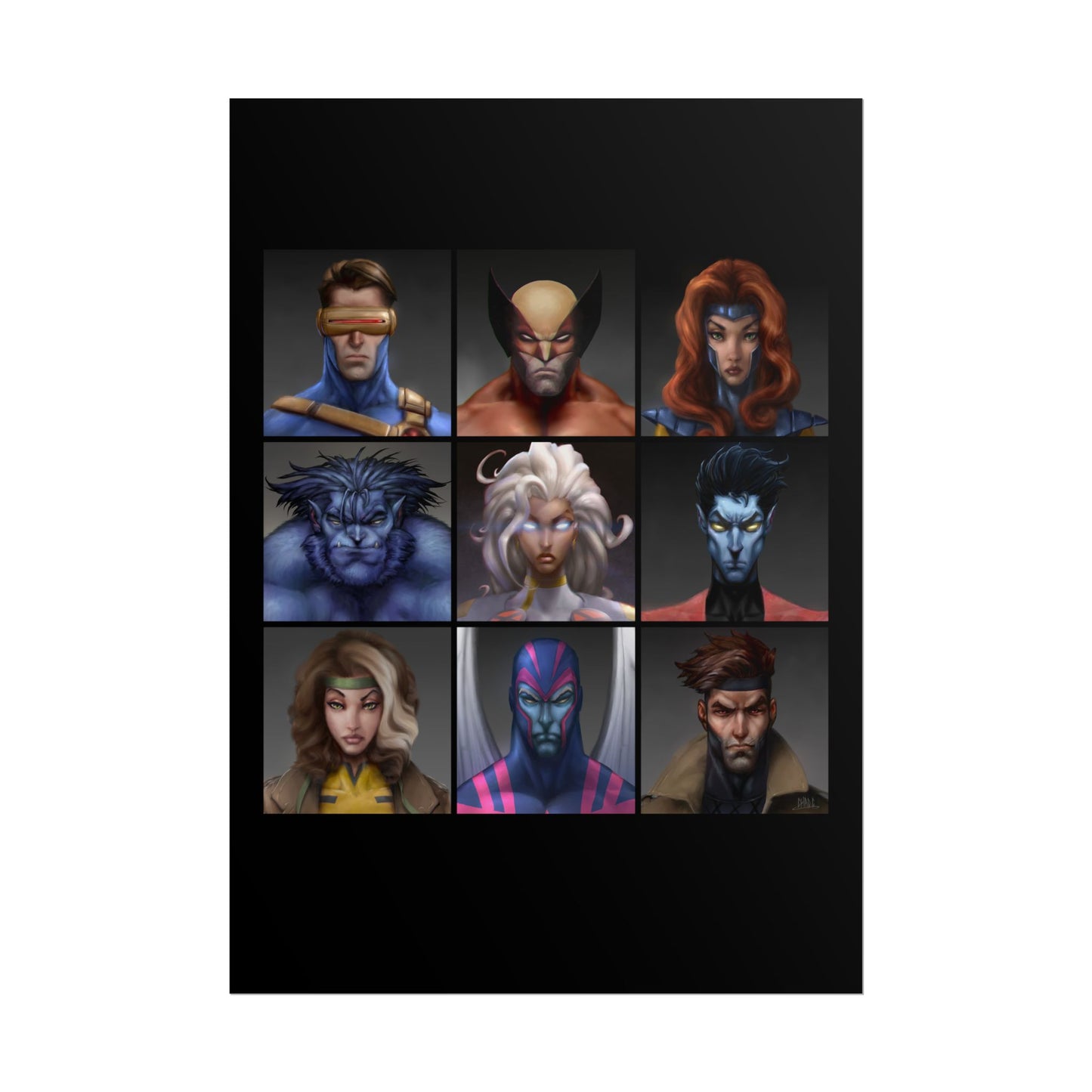 ChadwickArt XM Matte Paper Poster (square)