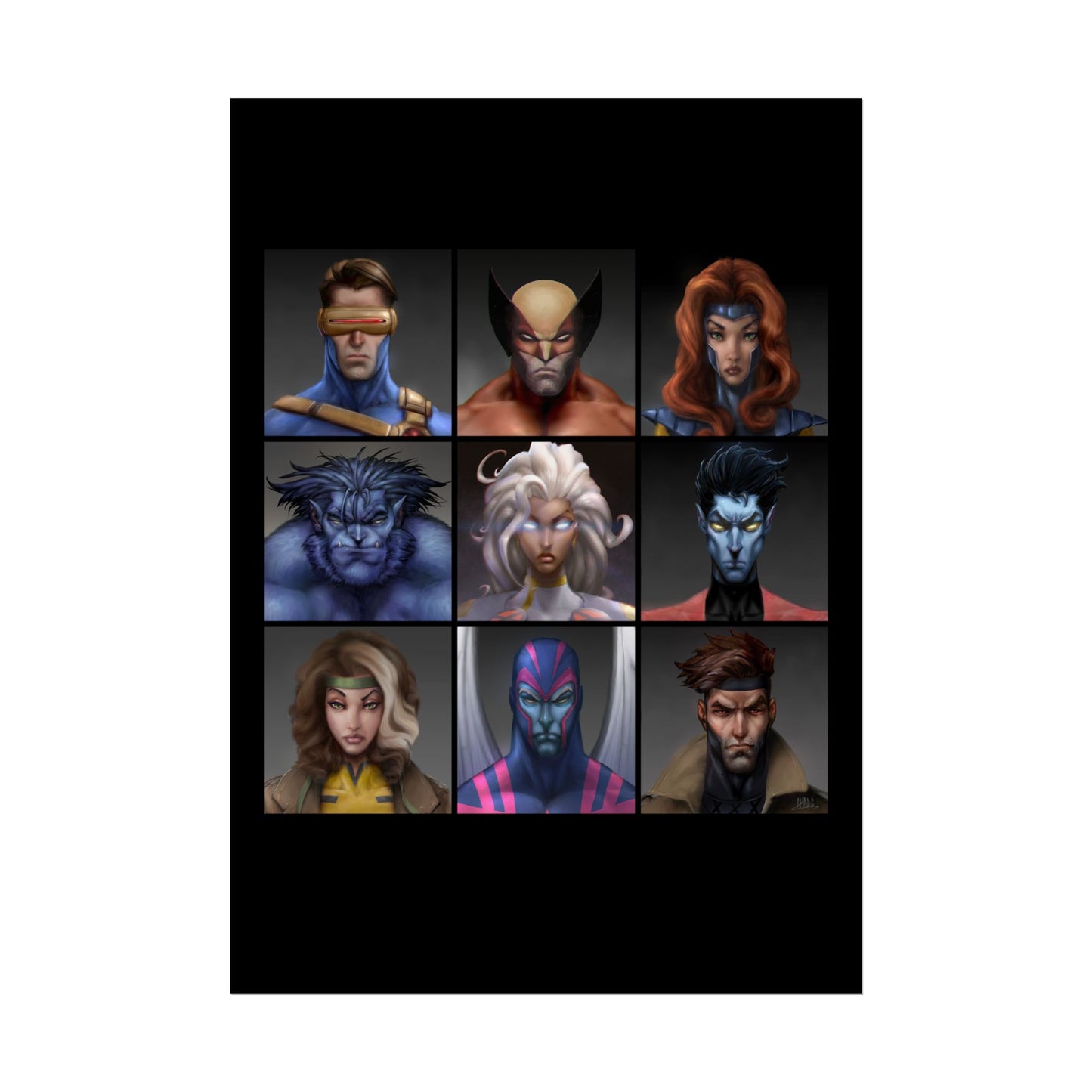 ChadwickArt XM Matte Paper Poster (square)