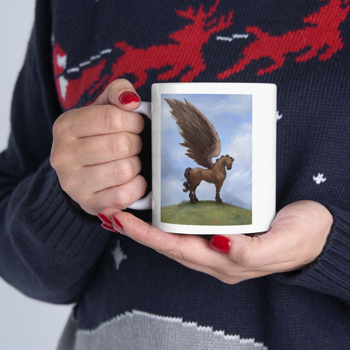 ChadwickArt Pegasus Ceramic Mug 11oz