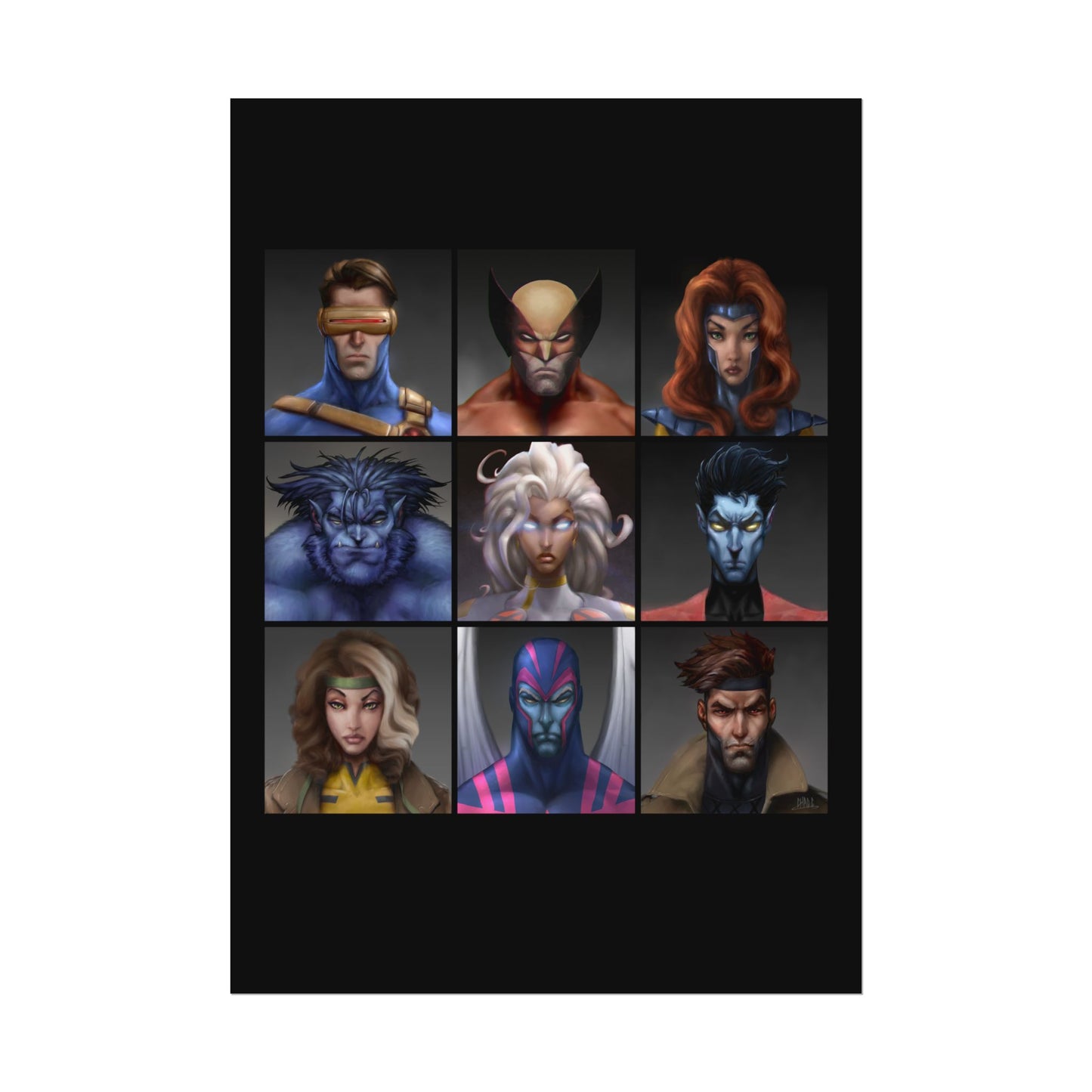 ChadwickArt XM Matte Paper Poster (square)