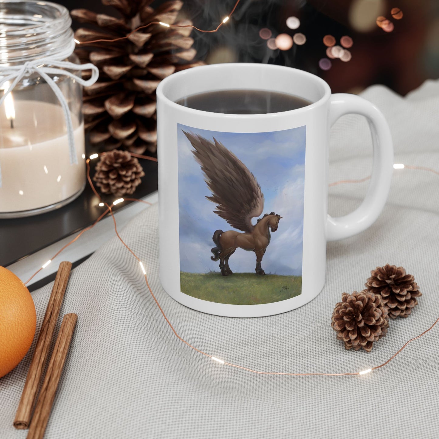 ChadwickArt Pegasus Ceramic Mug 11oz