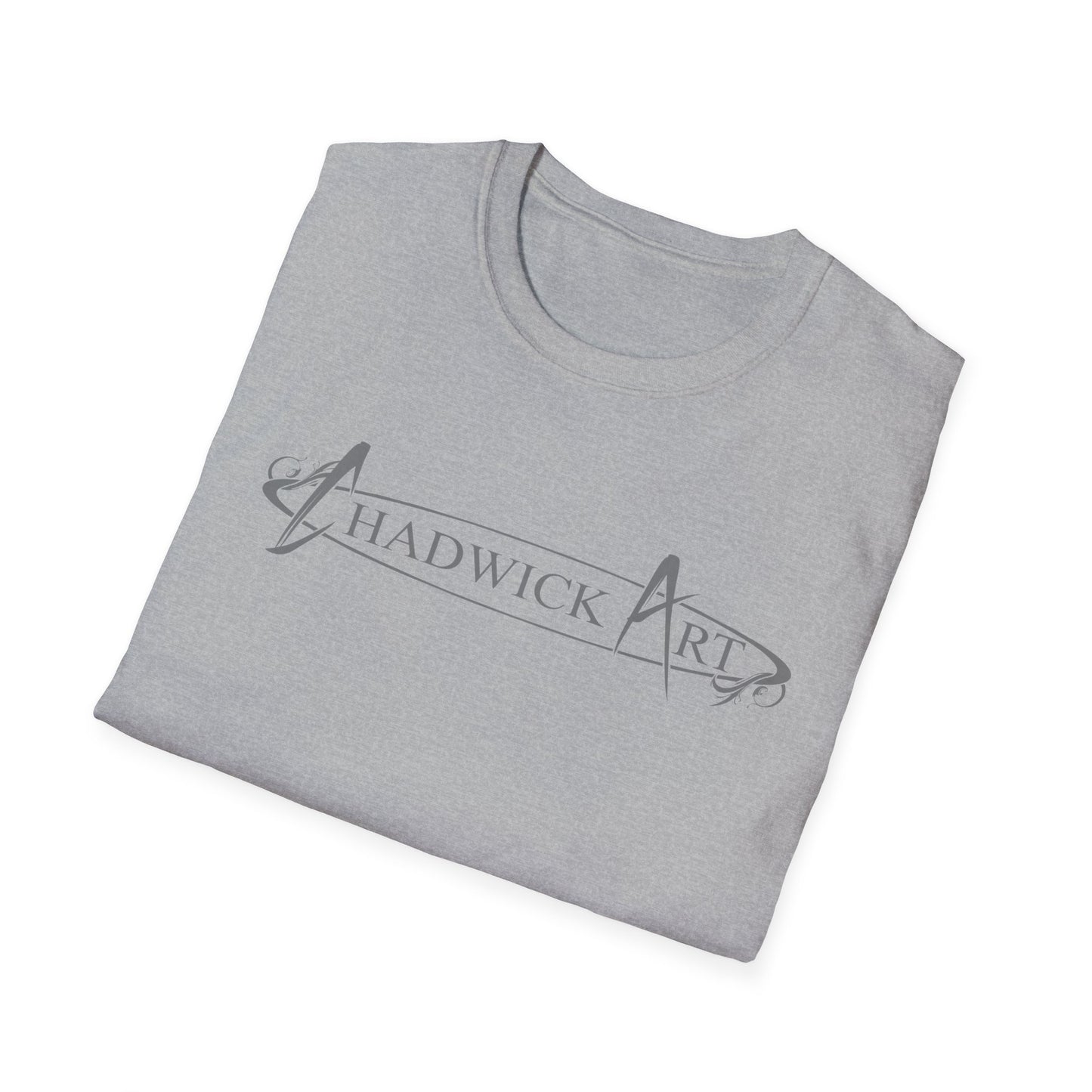 ChadwickArt Gray Logo Unisex Softstyle T-Shirt