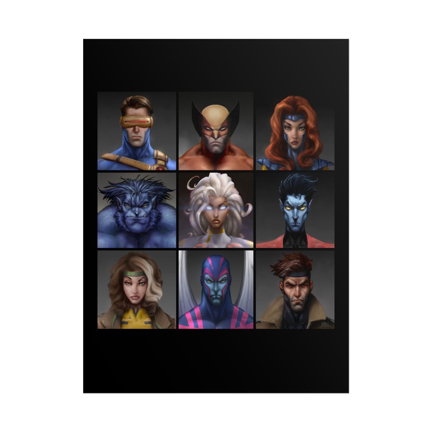 ChadwickArt XM Matte Paper Poster (square)