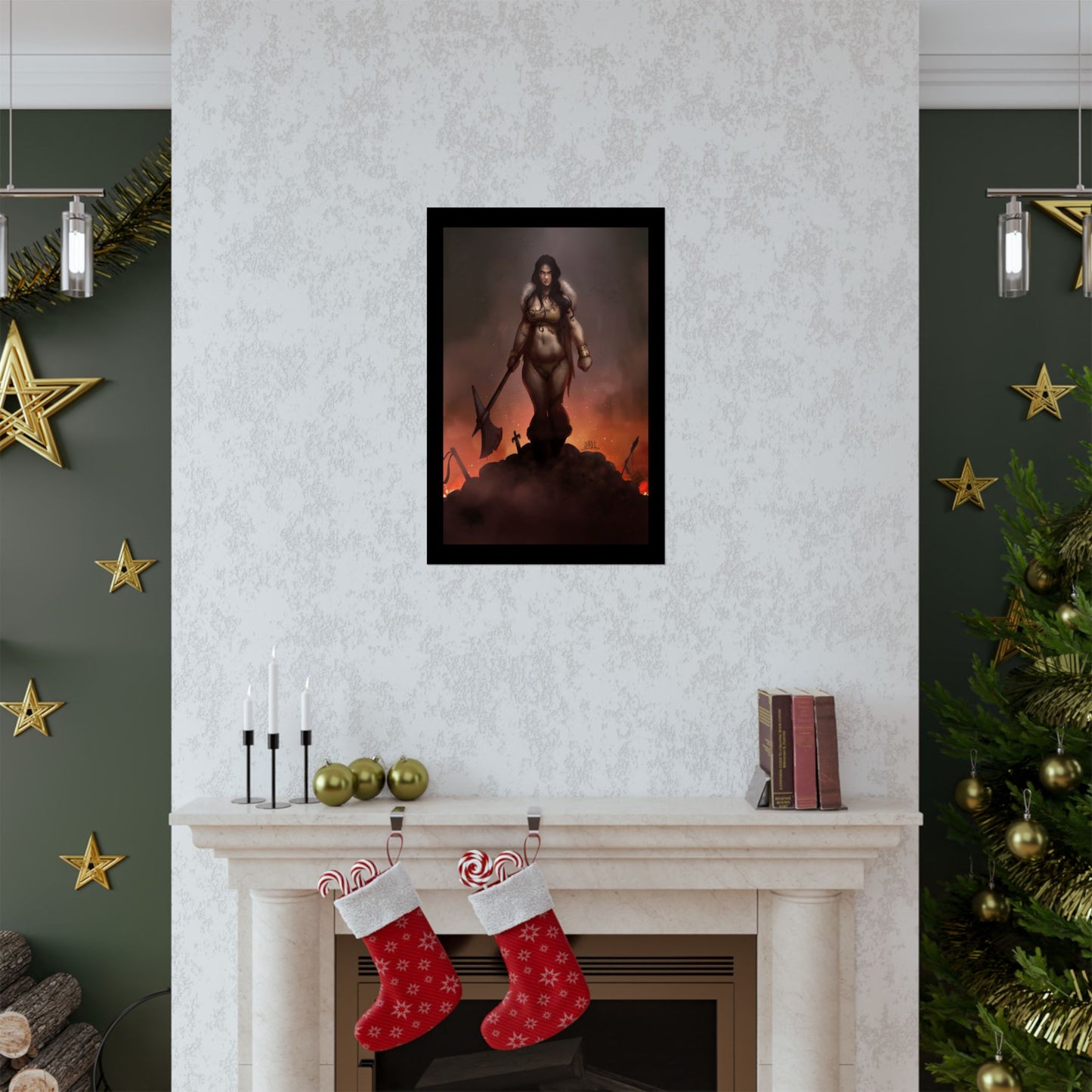 ChadwickArt Volla© (Druid Warrior) Premium Matte Vertical Posters