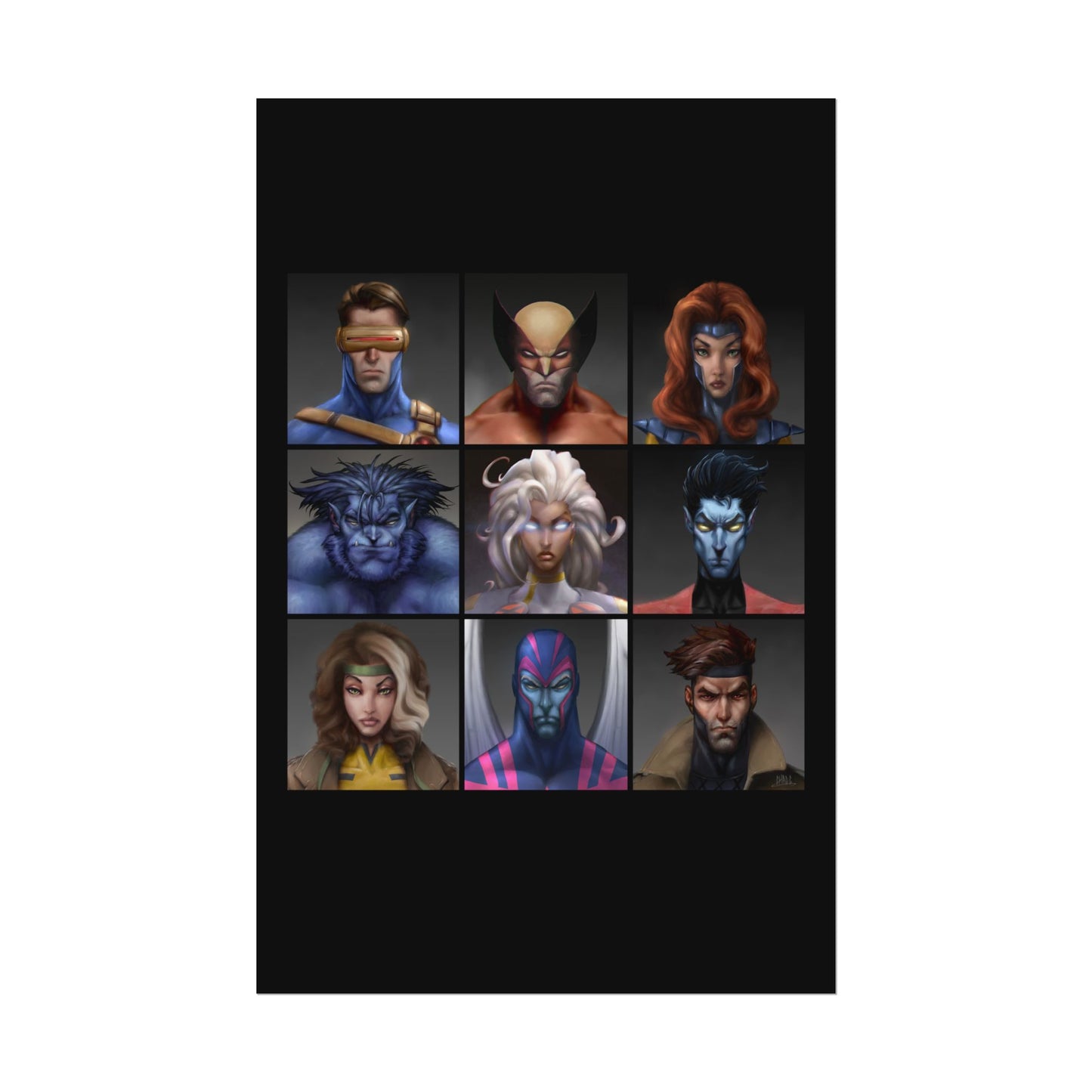 ChadwickArt XM Matte Paper Poster (square)