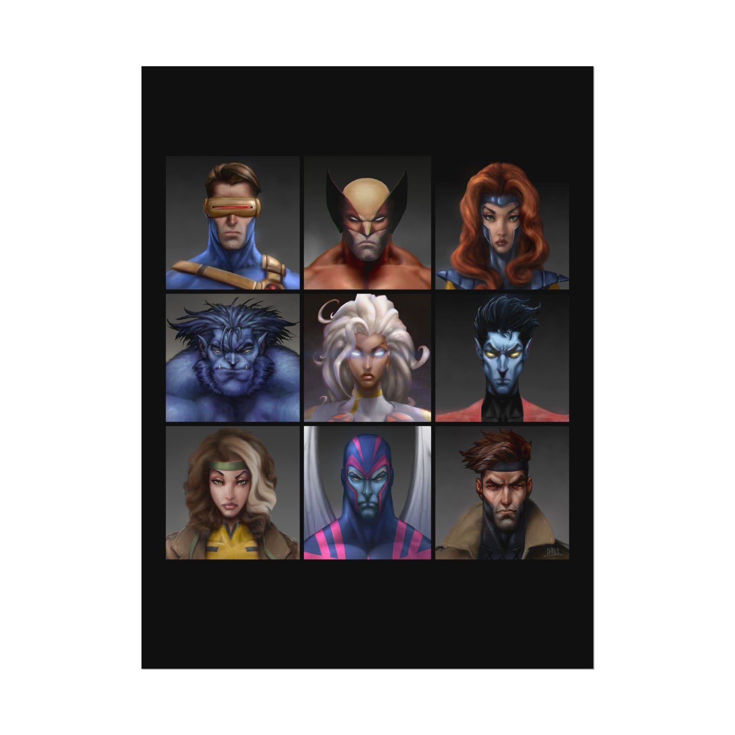 ChadwickArt XM Matte Paper Poster (square)