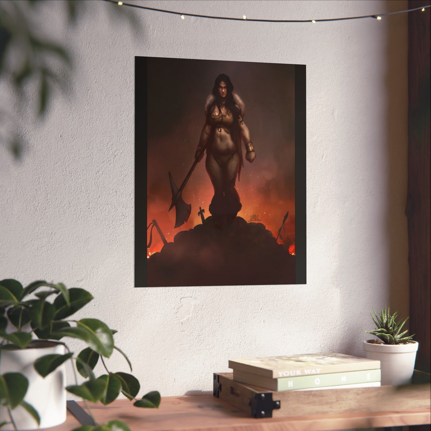 ChadwickArt Volla© (Druid Warrior) Premium Matte Vertical Posters