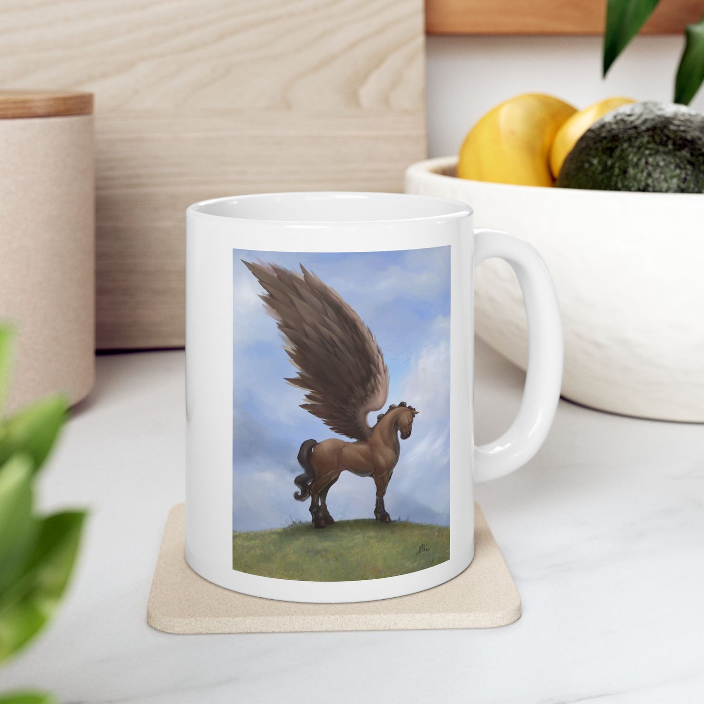 ChadwickArt Pegasus Ceramic Mug 11oz