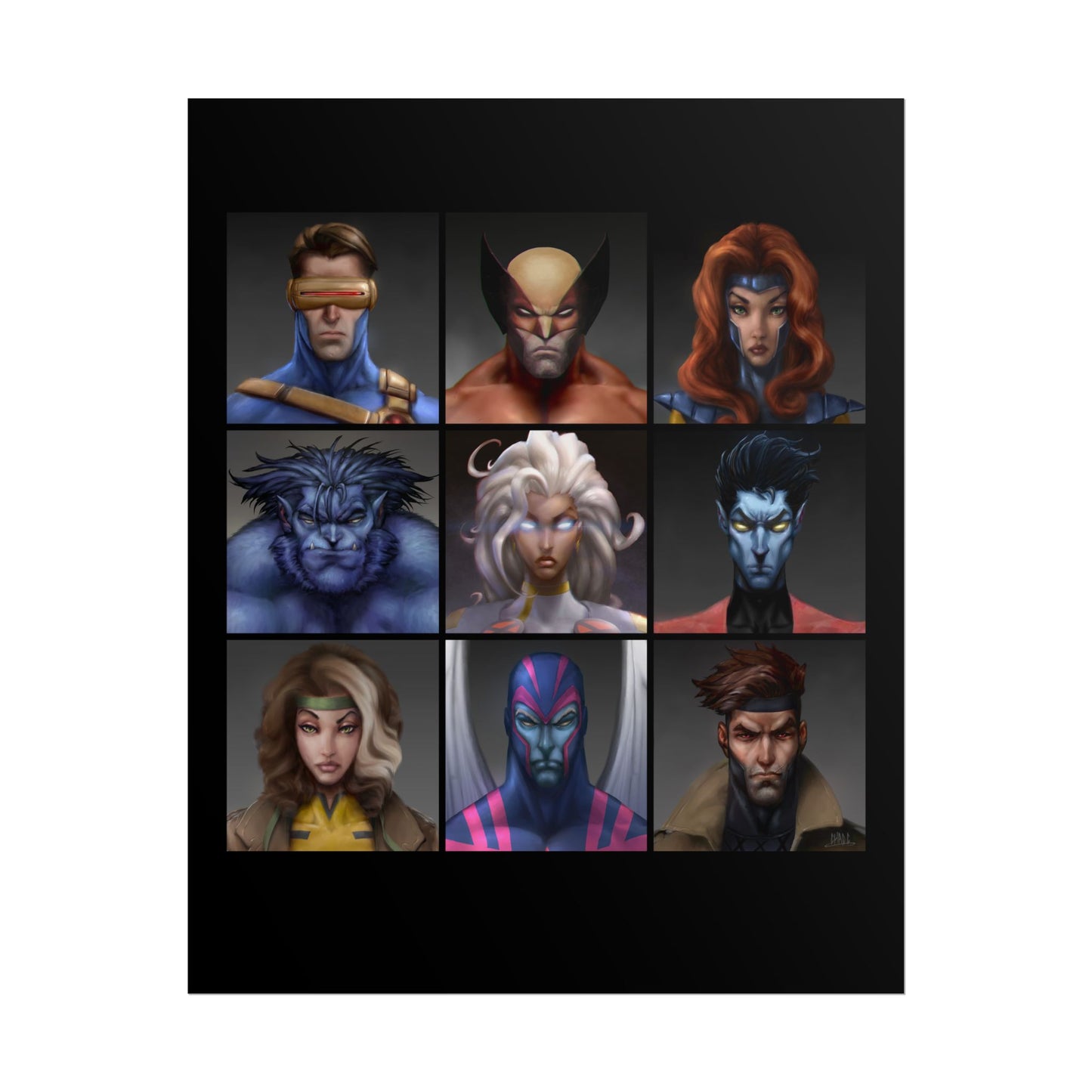 ChadwickArt XM Matte Paper Poster (square)