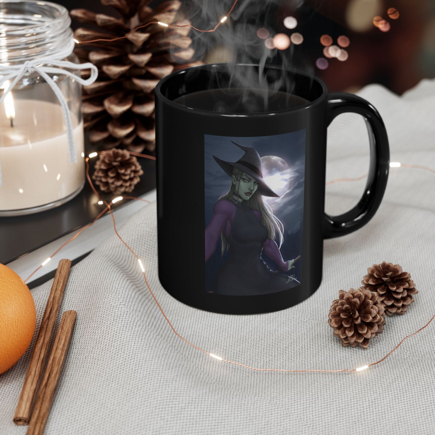 ChadwickArt La Sorcière Ceramic Mug 11oz
