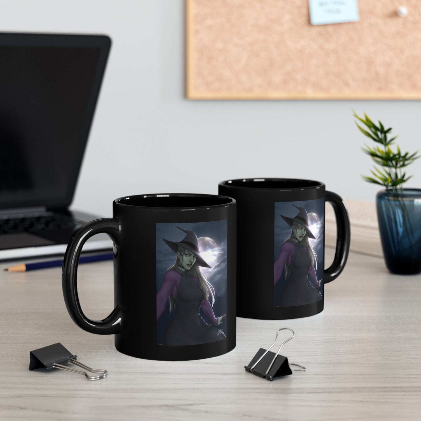 ChadwickArt La Sorcière Ceramic Mug 11oz