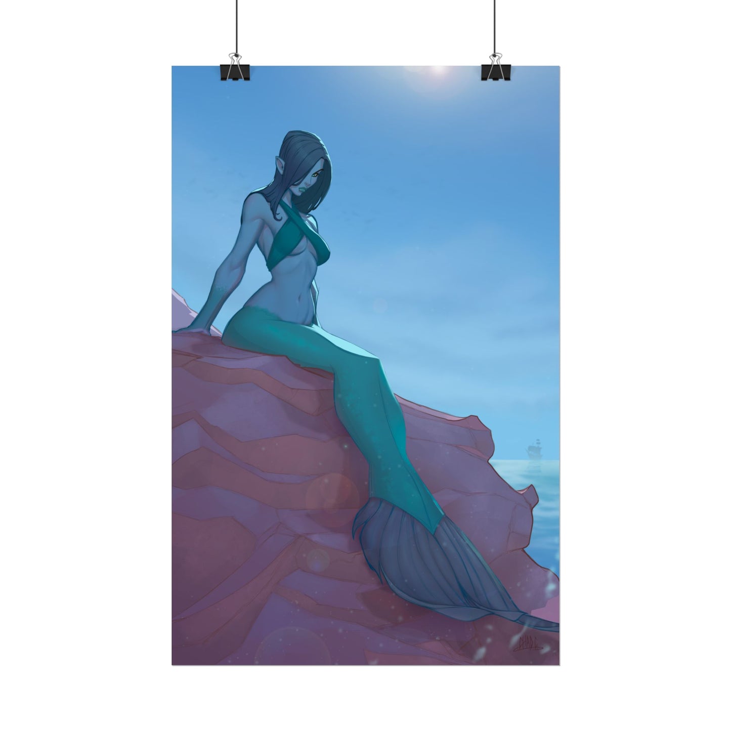 ChadwickArt Mermaid 02 - Rolled Posters