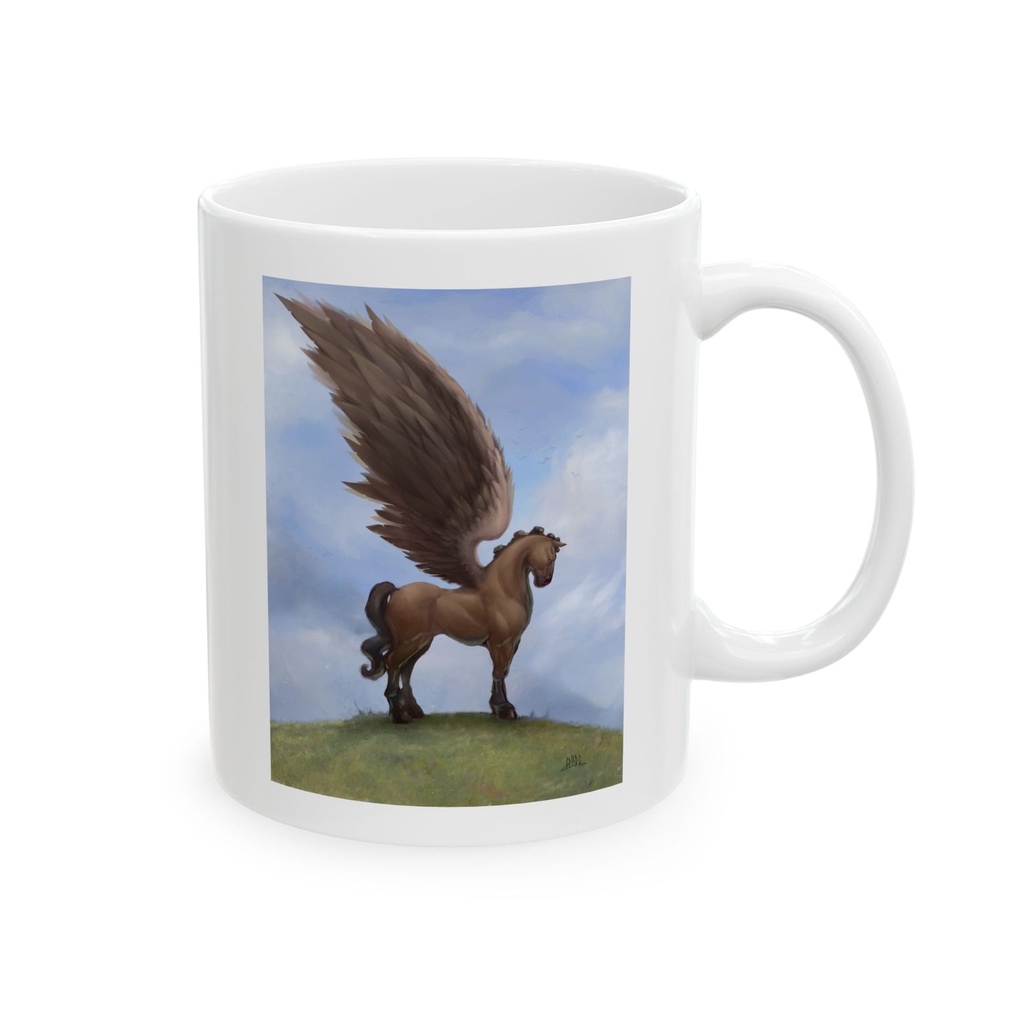 ChadwickArt Pegasus Ceramic Mug 11oz