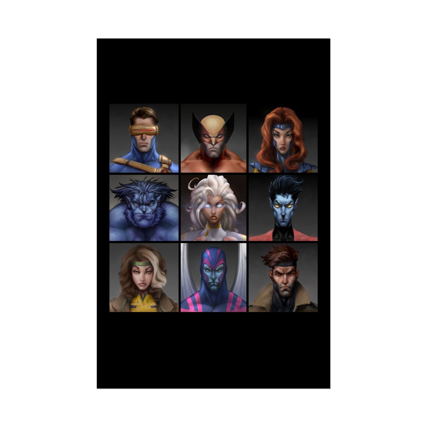 ChadwickArt XM Matte Paper Poster (square)