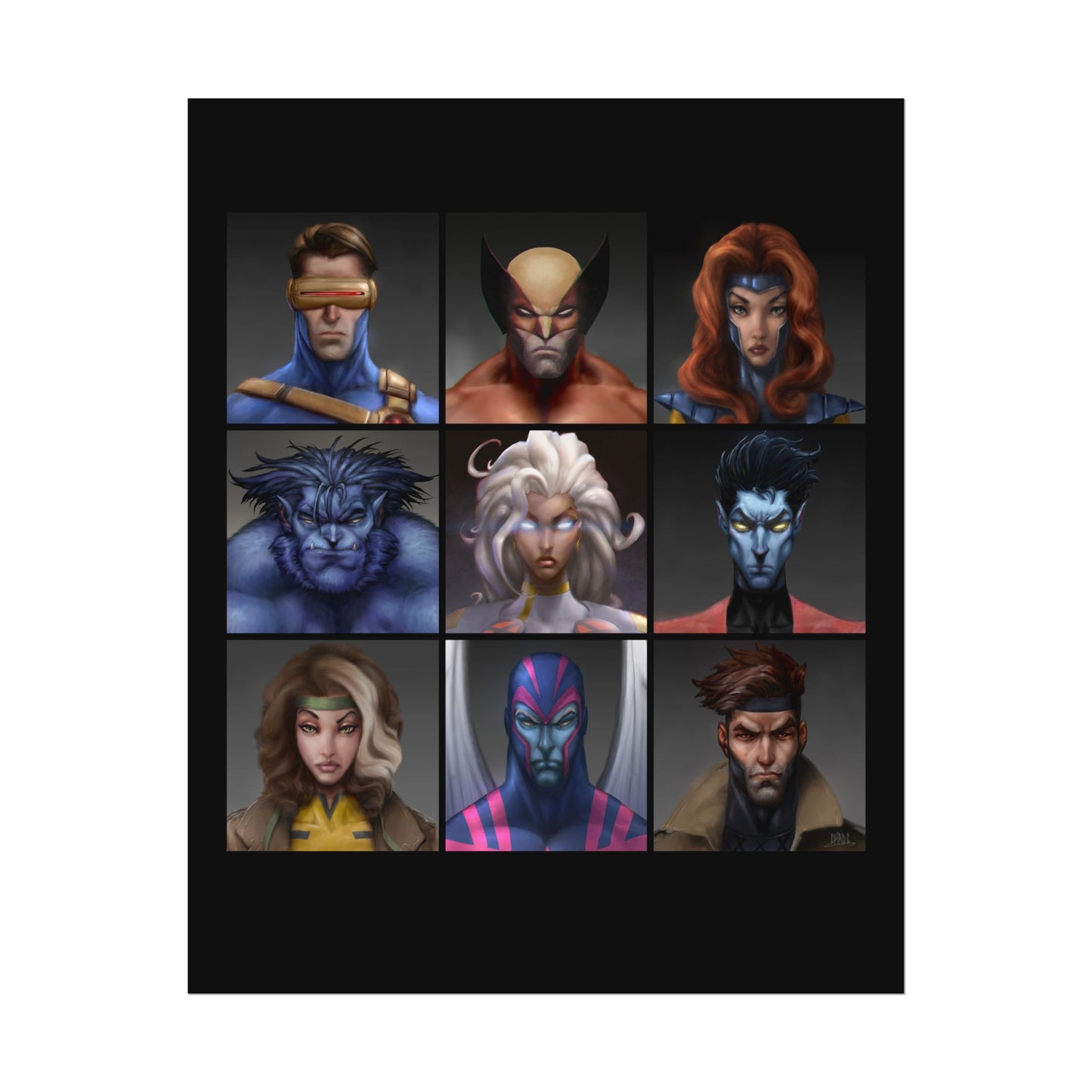 ChadwickArt XM Matte Paper Poster (square)