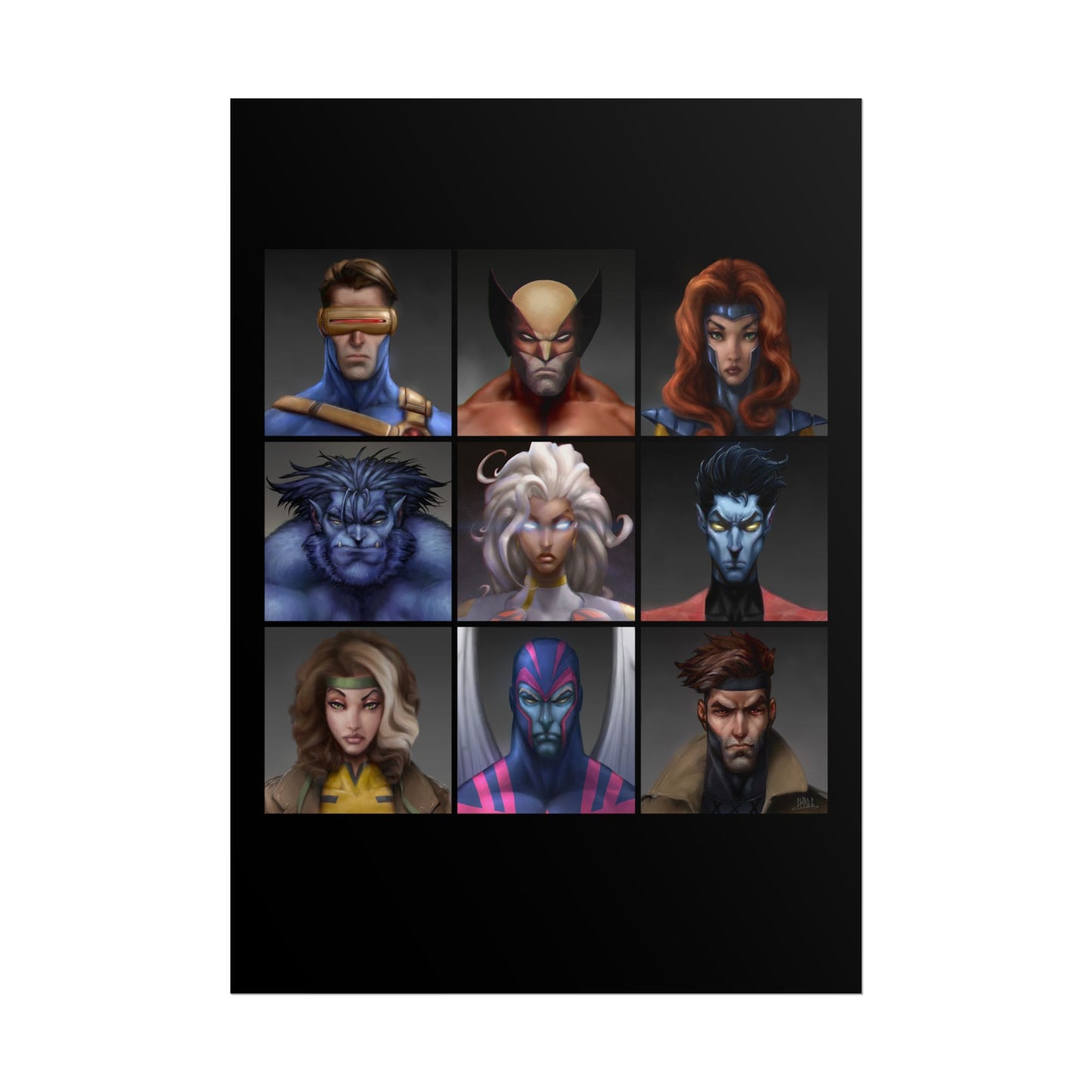 ChadwickArt XM Matte Paper Poster (square)