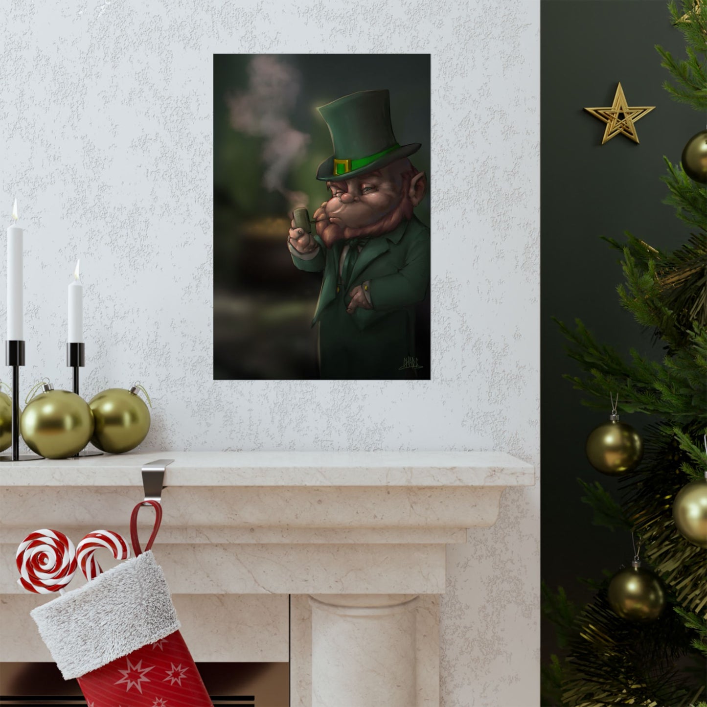 ChadwickArt Leprechaun Hollow Premium Matte Vertical Posters