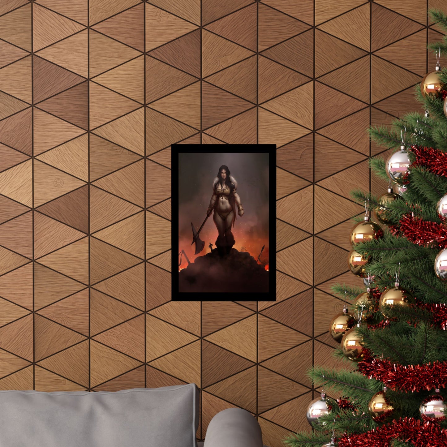 ChadwickArt Volla© (Druid Warrior) Premium Matte Vertical Posters