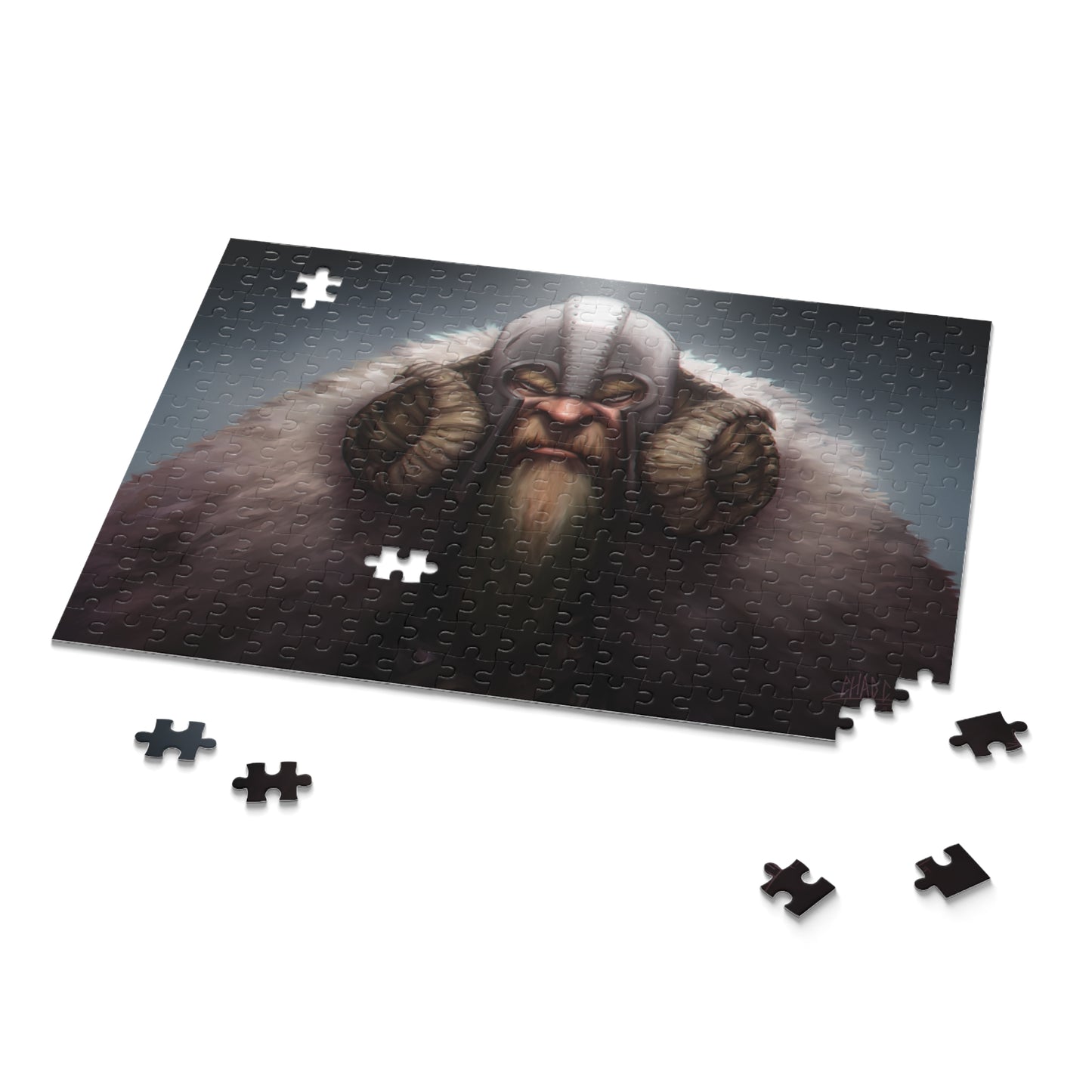 ChadwickArt Viking Dwarf Puzzle (120, 252, 500-Piece)
