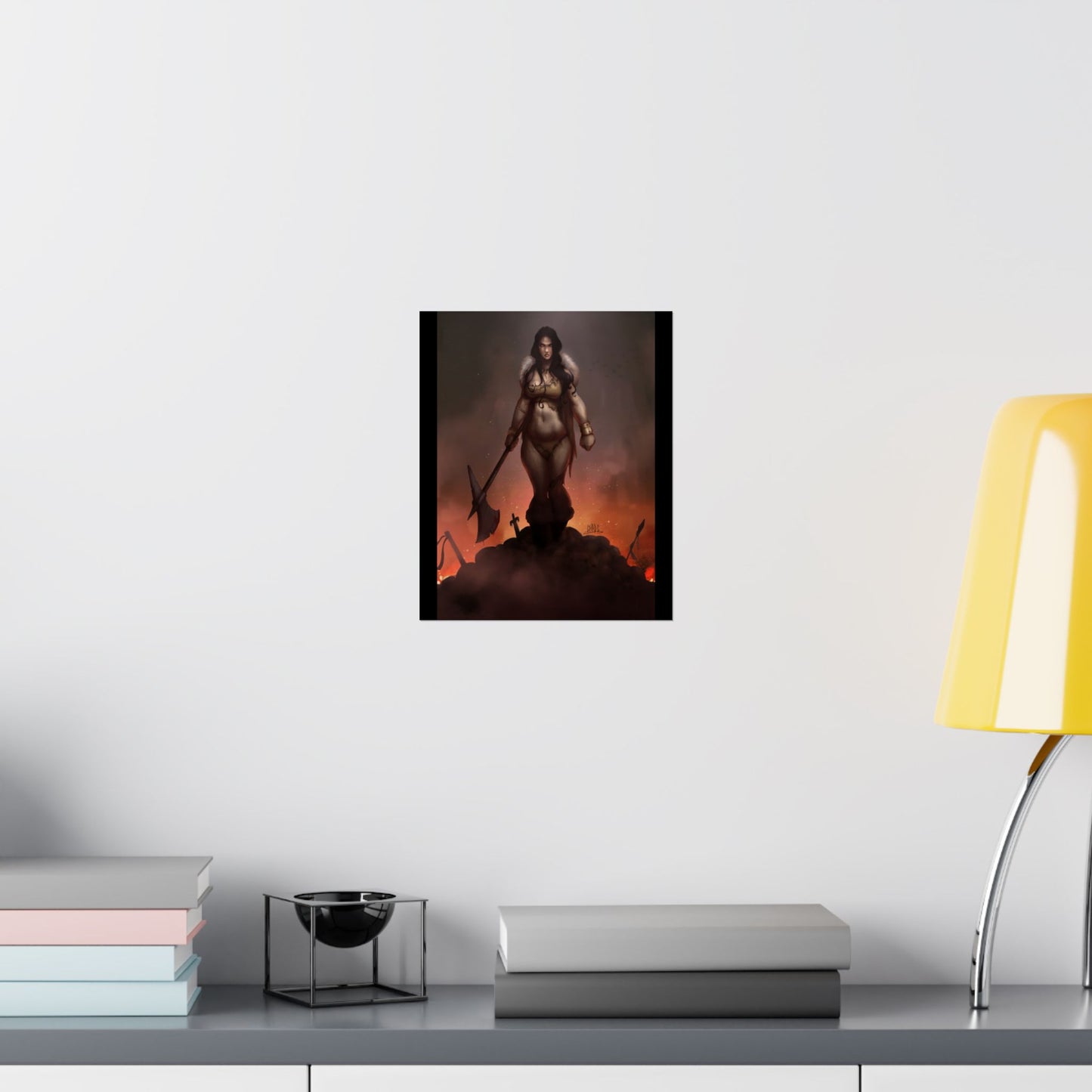 ChadwickArt Volla© (Druid Warrior) Premium Matte Vertical Posters