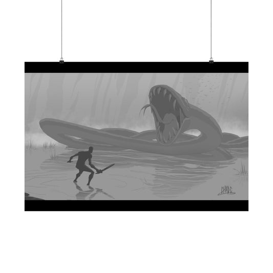 ChadwickArt Hero vs Serpent Premium Matte horizontal posters