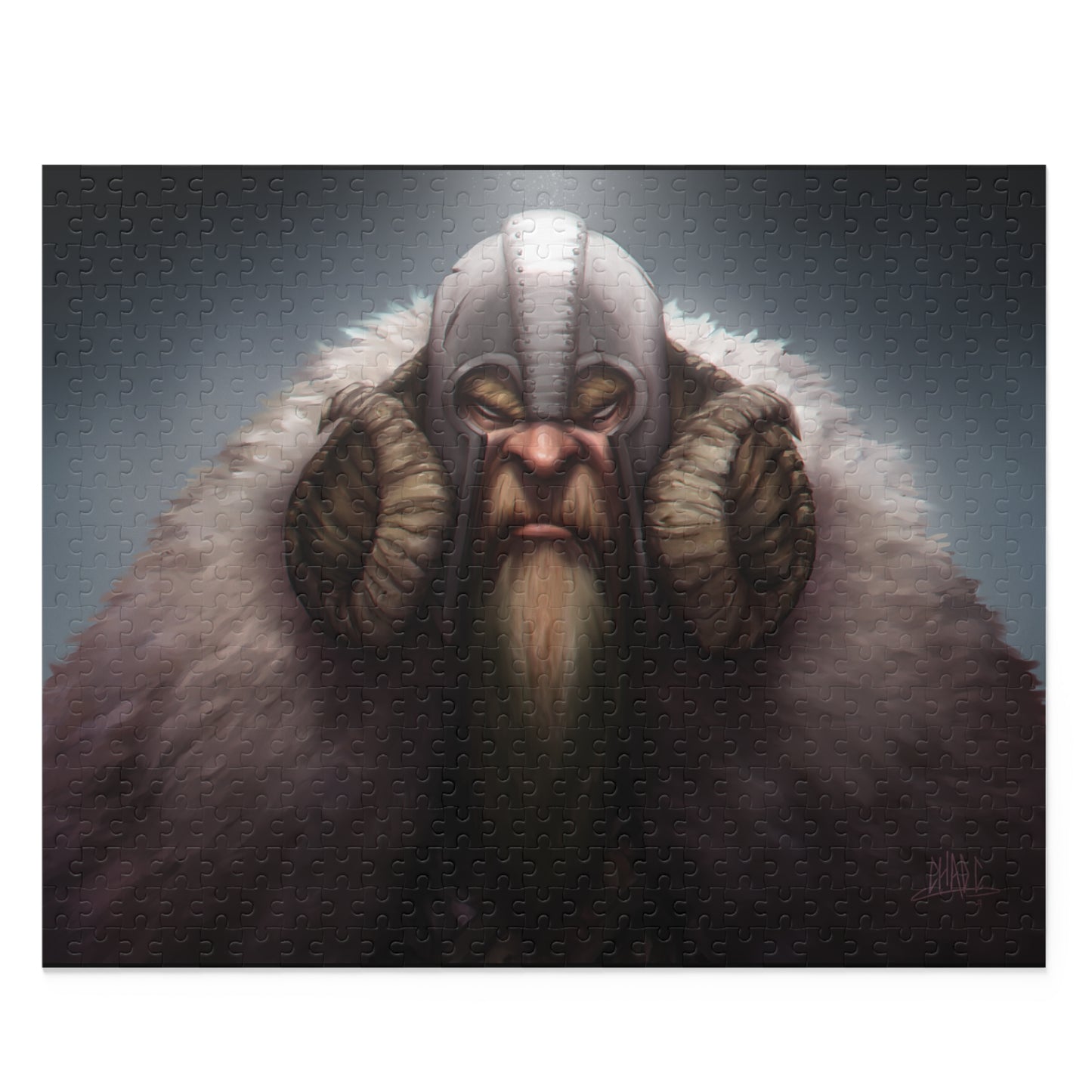ChadwickArt Viking Dwarf Puzzle (120, 252, 500-Piece)