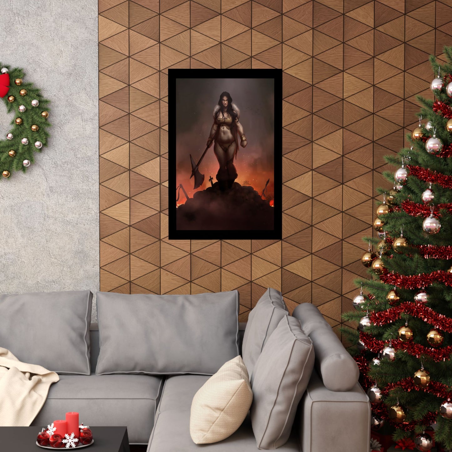 ChadwickArt Volla© (Druid Warrior) Premium Matte Vertical Posters