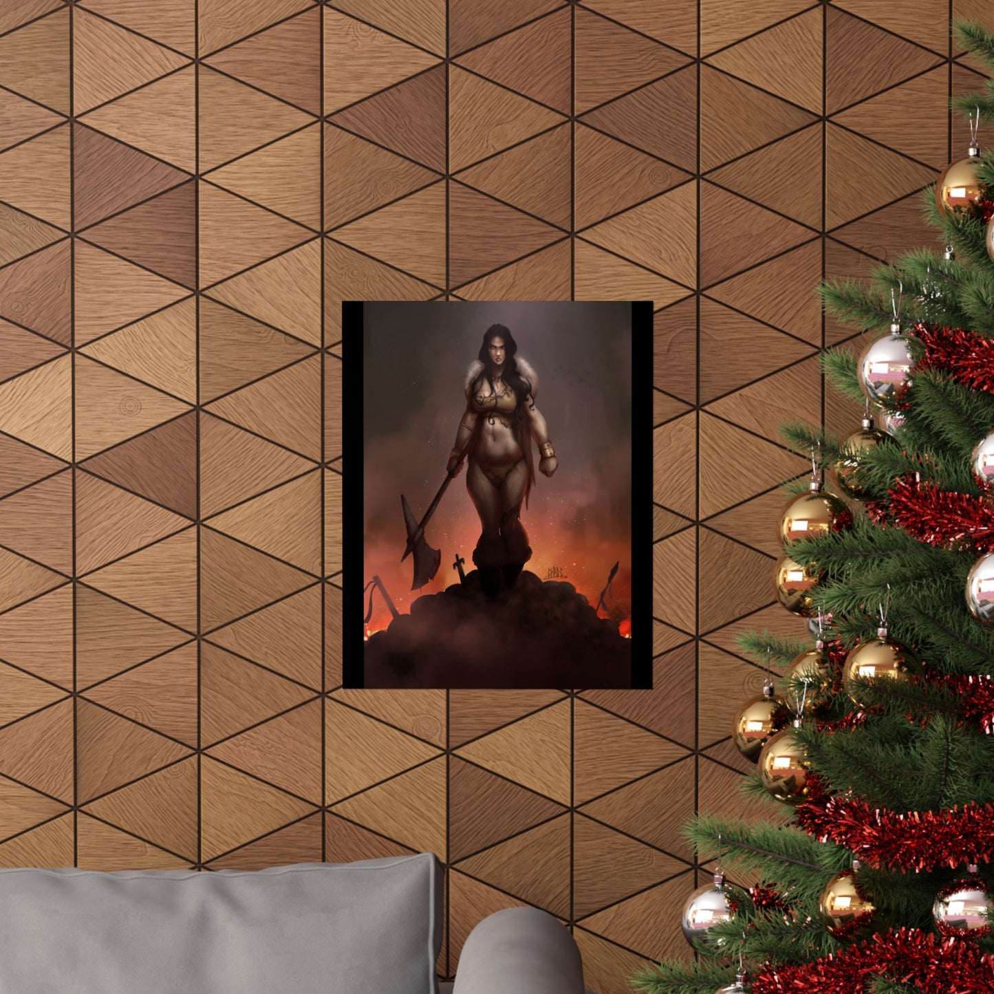 ChadwickArt Volla© (Druid Warrior) Premium Matte Vertical Posters