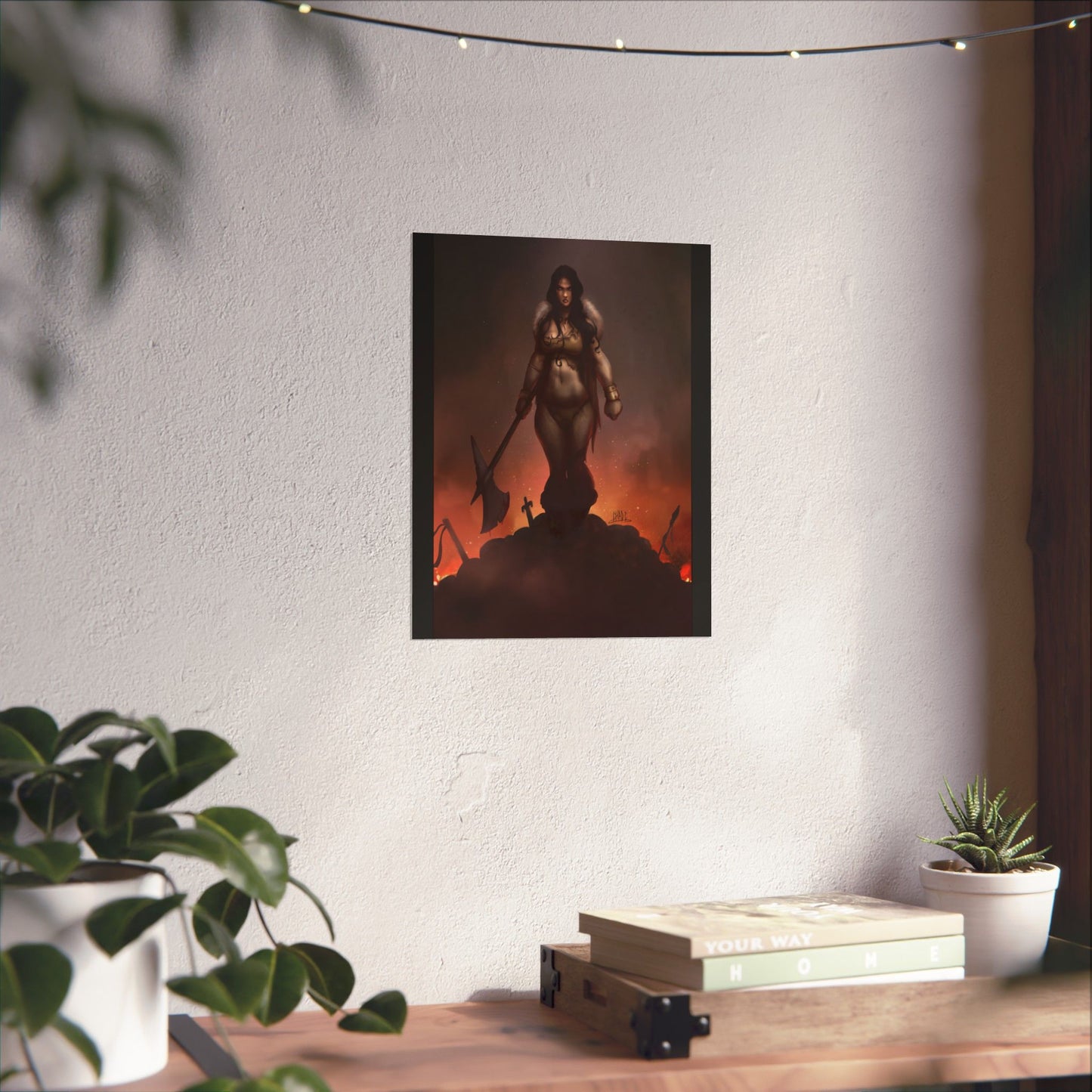 ChadwickArt Volla© (Druid Warrior) Premium Matte Vertical Posters