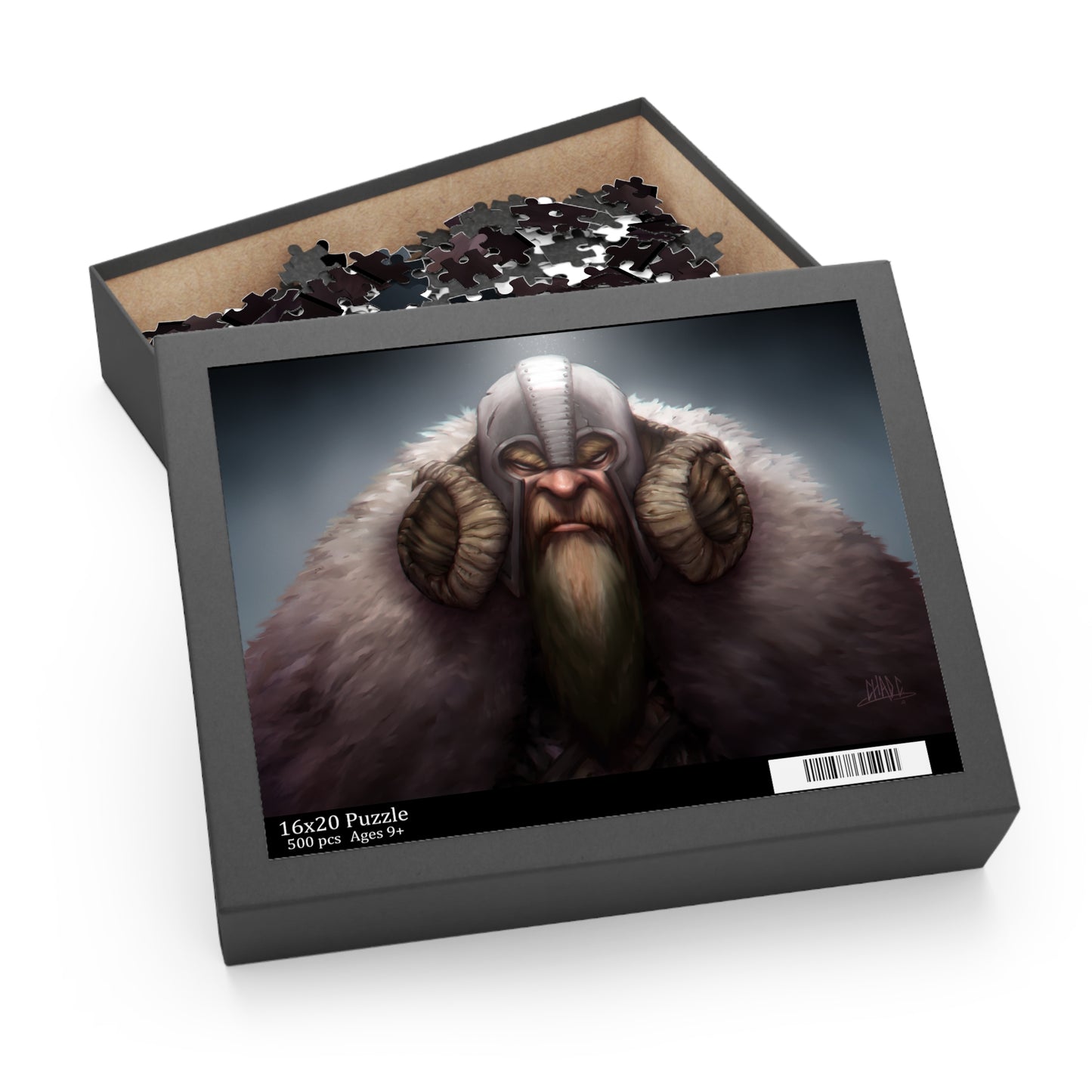 ChadwickArt Viking Dwarf Puzzle (120, 252, 500-Piece)