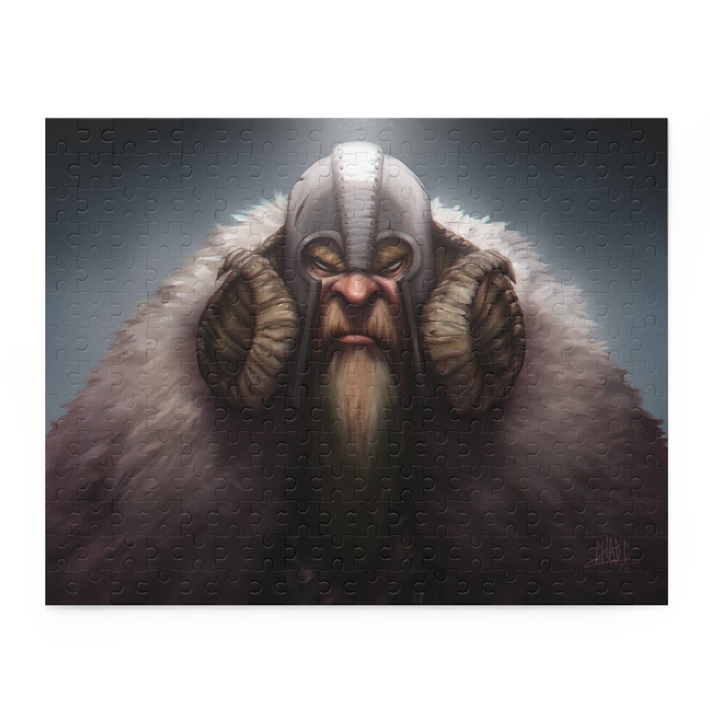 ChadwickArt Viking Dwarf Puzzle (120, 252, 500-Piece)