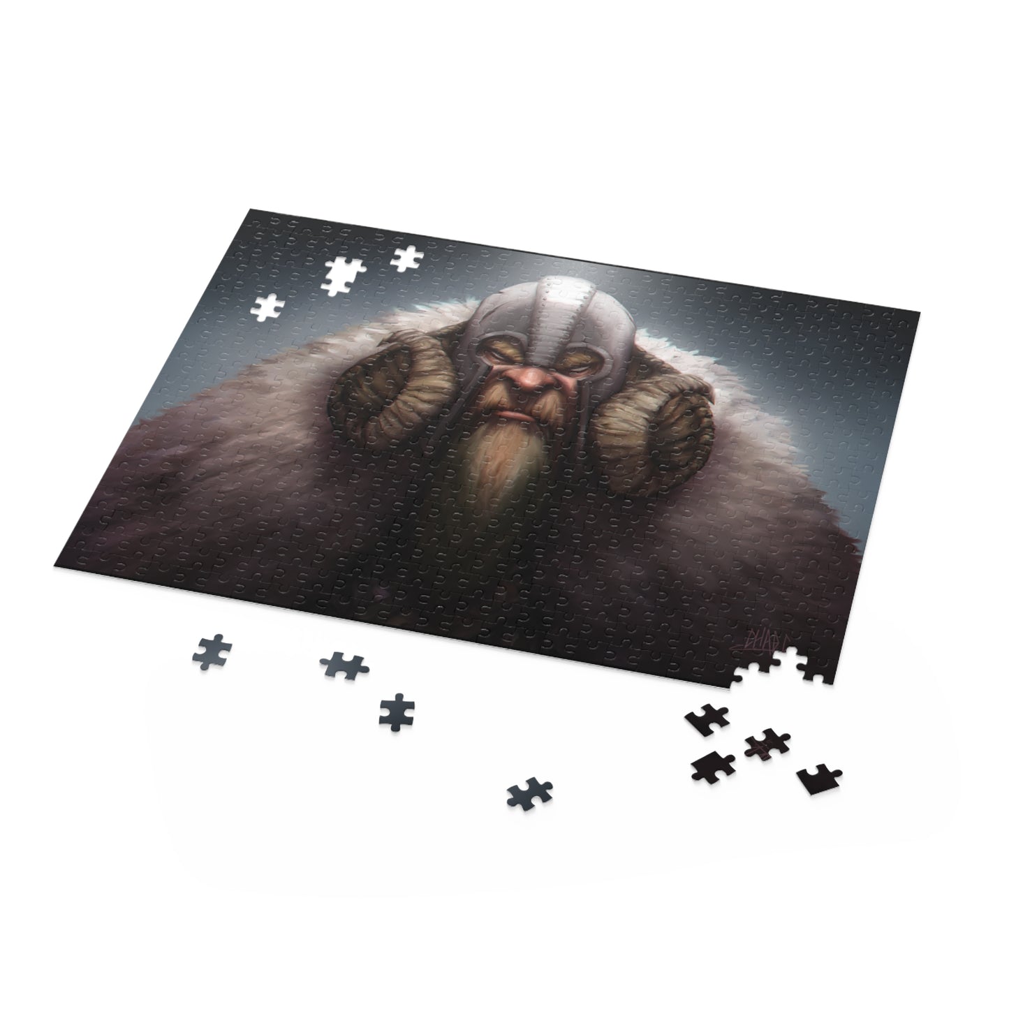 ChadwickArt Viking Dwarf Puzzle (120, 252, 500-Piece)