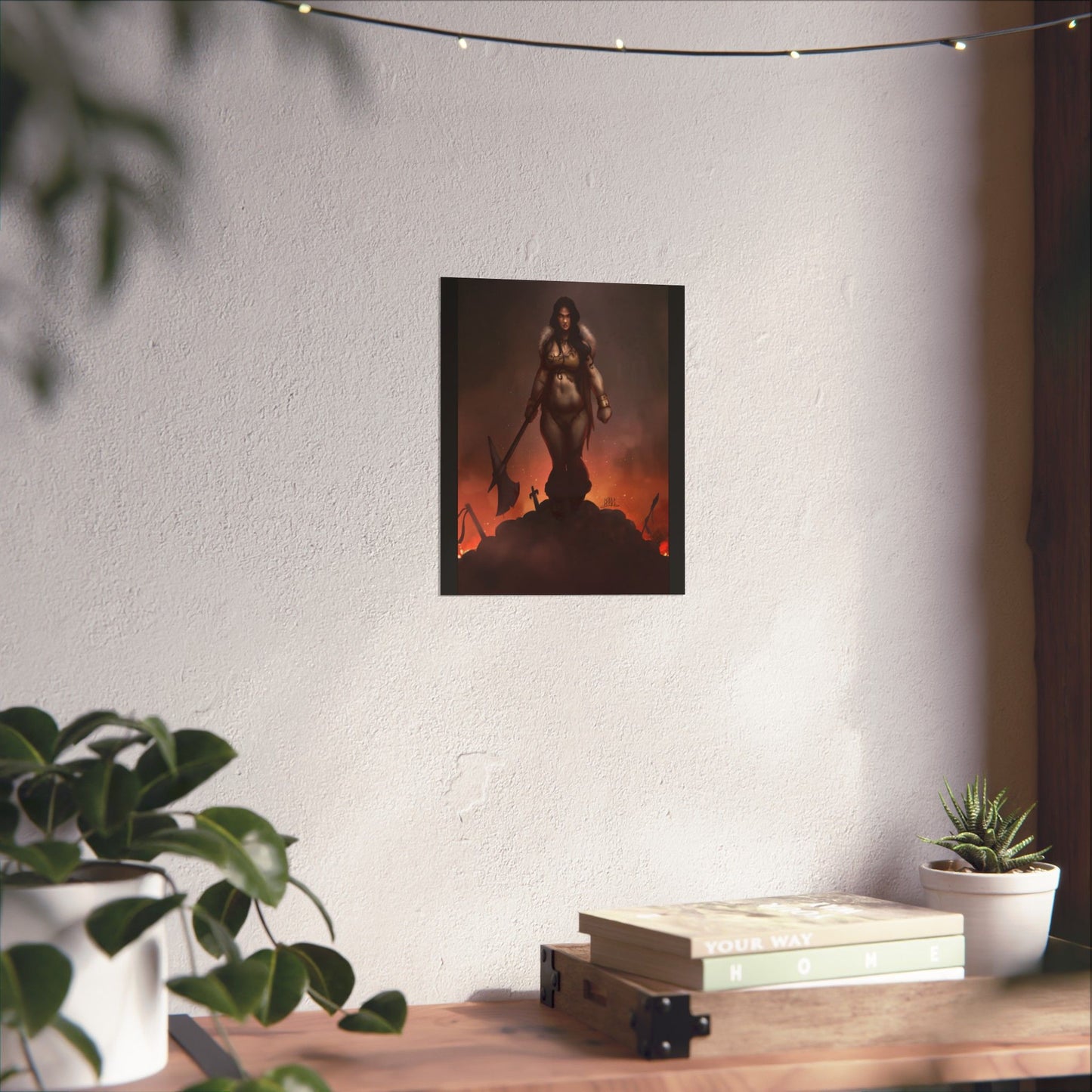 ChadwickArt Volla© (Druid Warrior) Premium Matte Vertical Posters