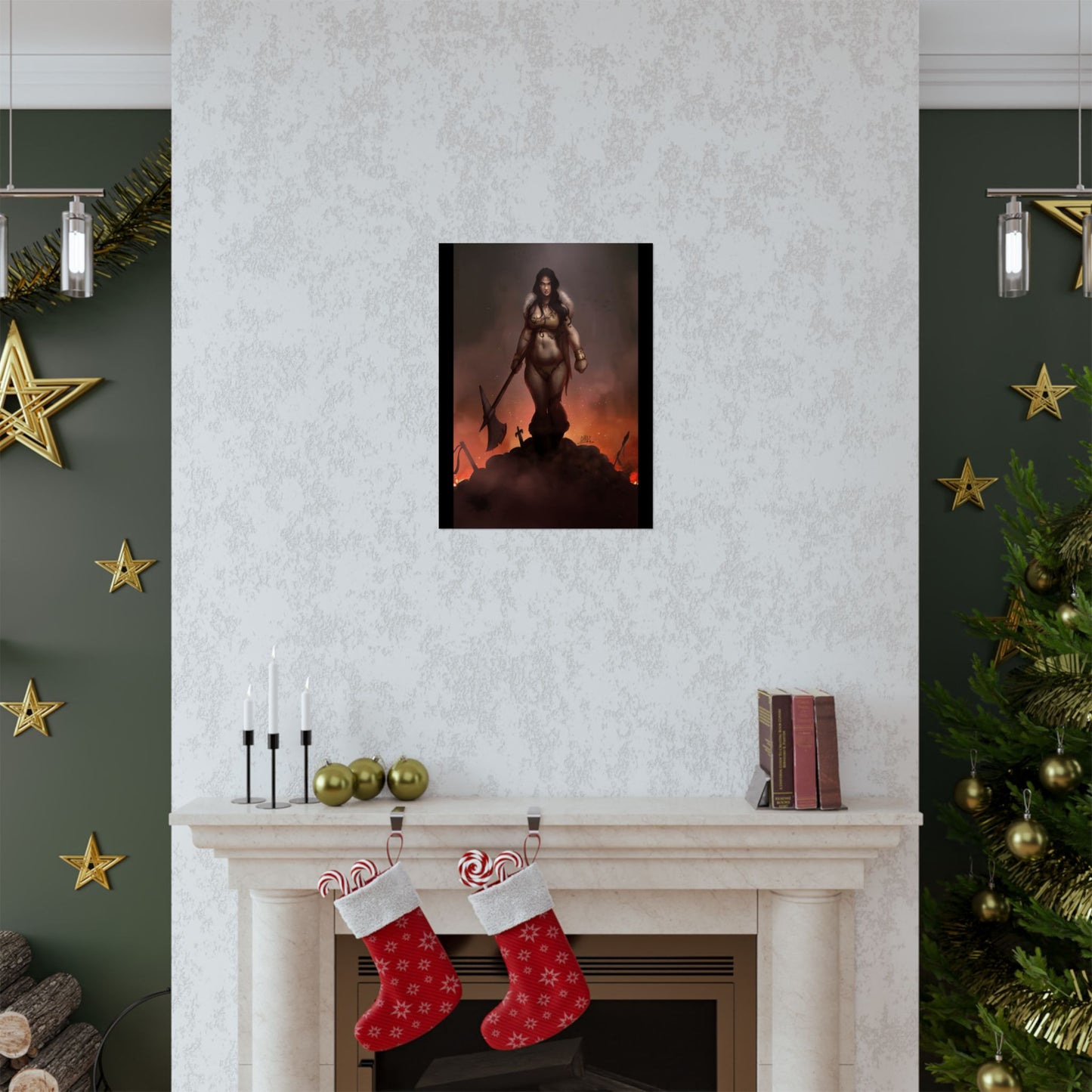 ChadwickArt Volla© (Druid Warrior) Premium Matte Vertical Posters