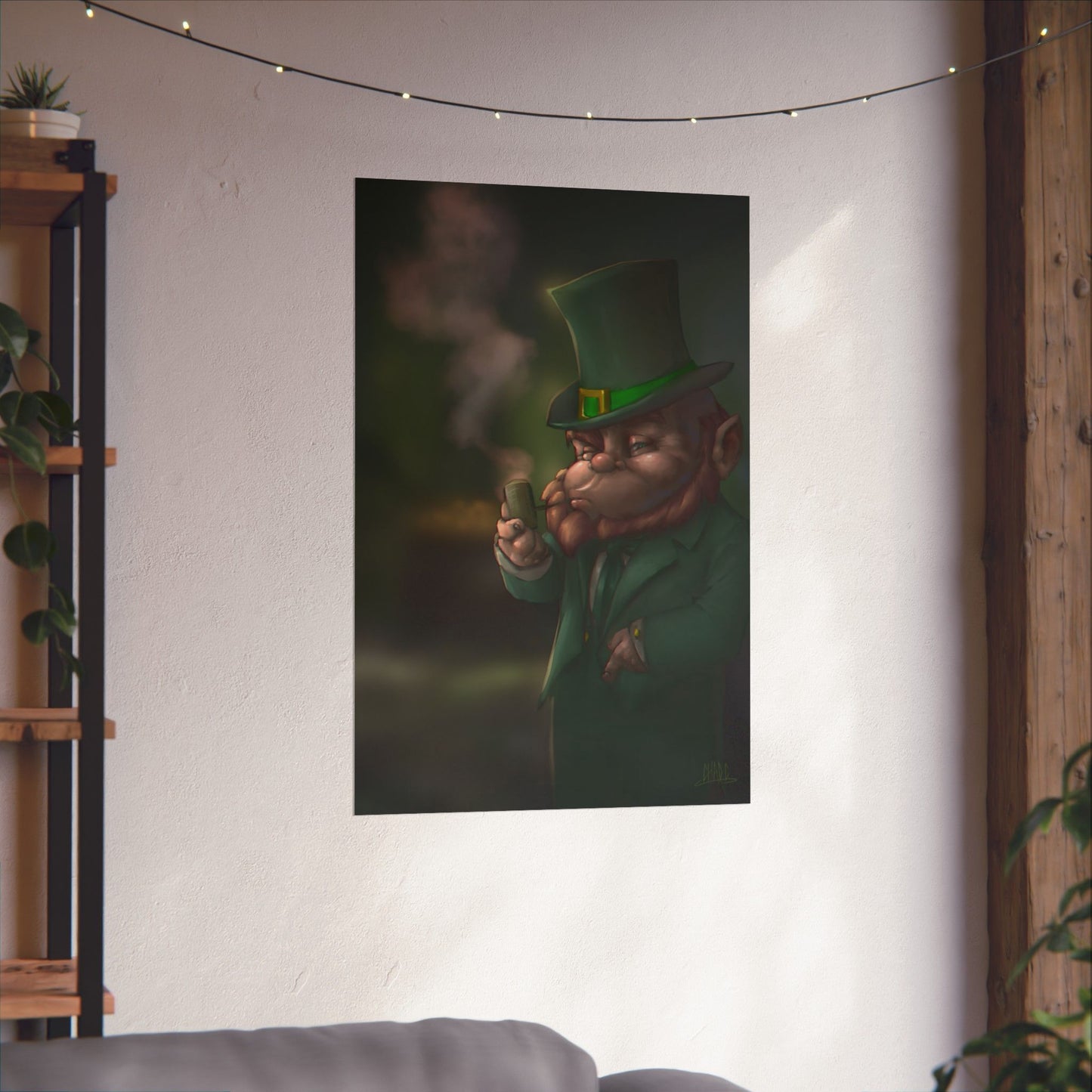 ChadwickArt Leprechaun Hollow Premium Matte Vertical Posters