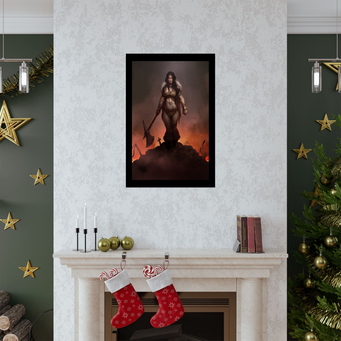 ChadwickArt Volla© (Druid Warrior) Premium Matte Vertical Posters