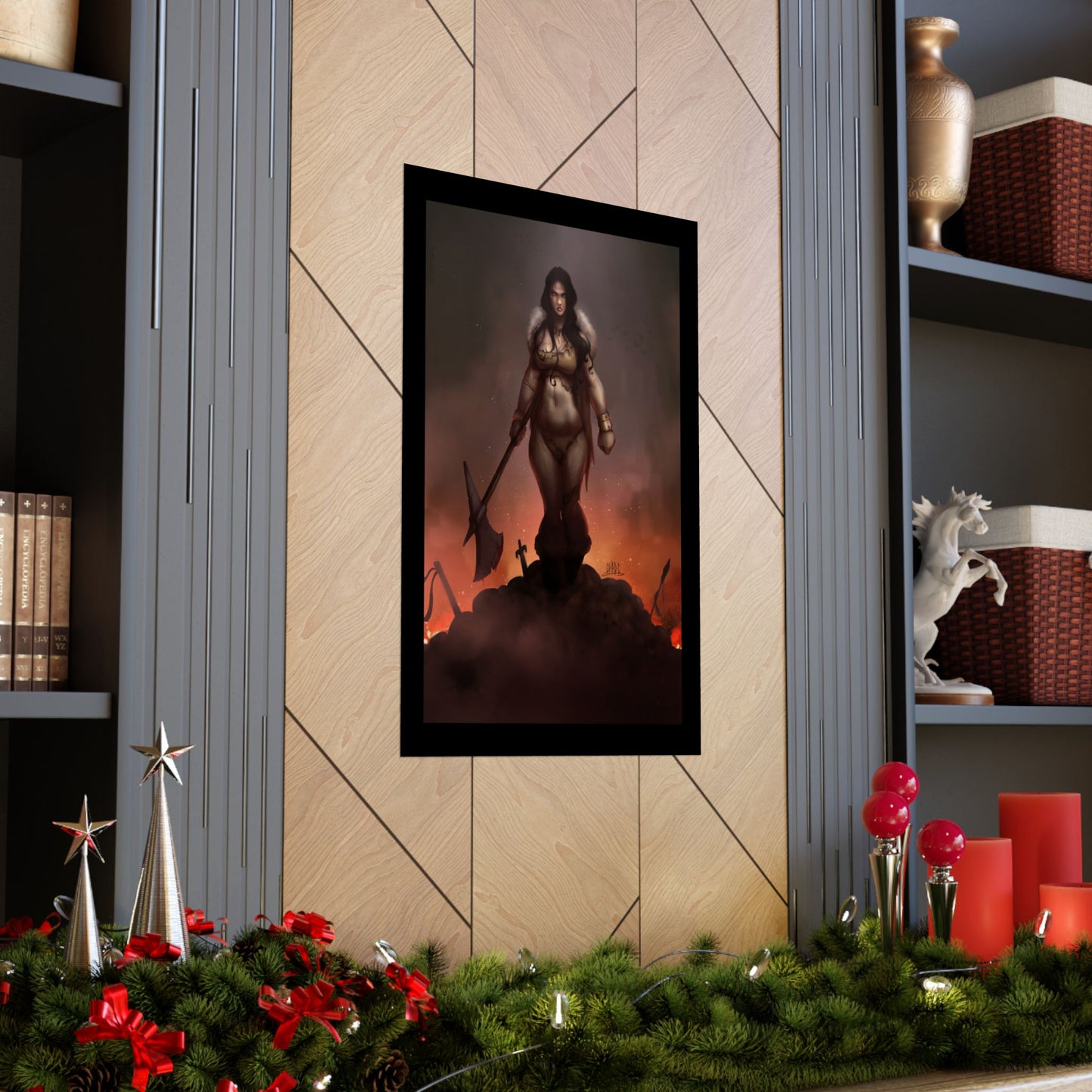 ChadwickArt Volla© (Druid Warrior) Premium Matte Vertical Posters
