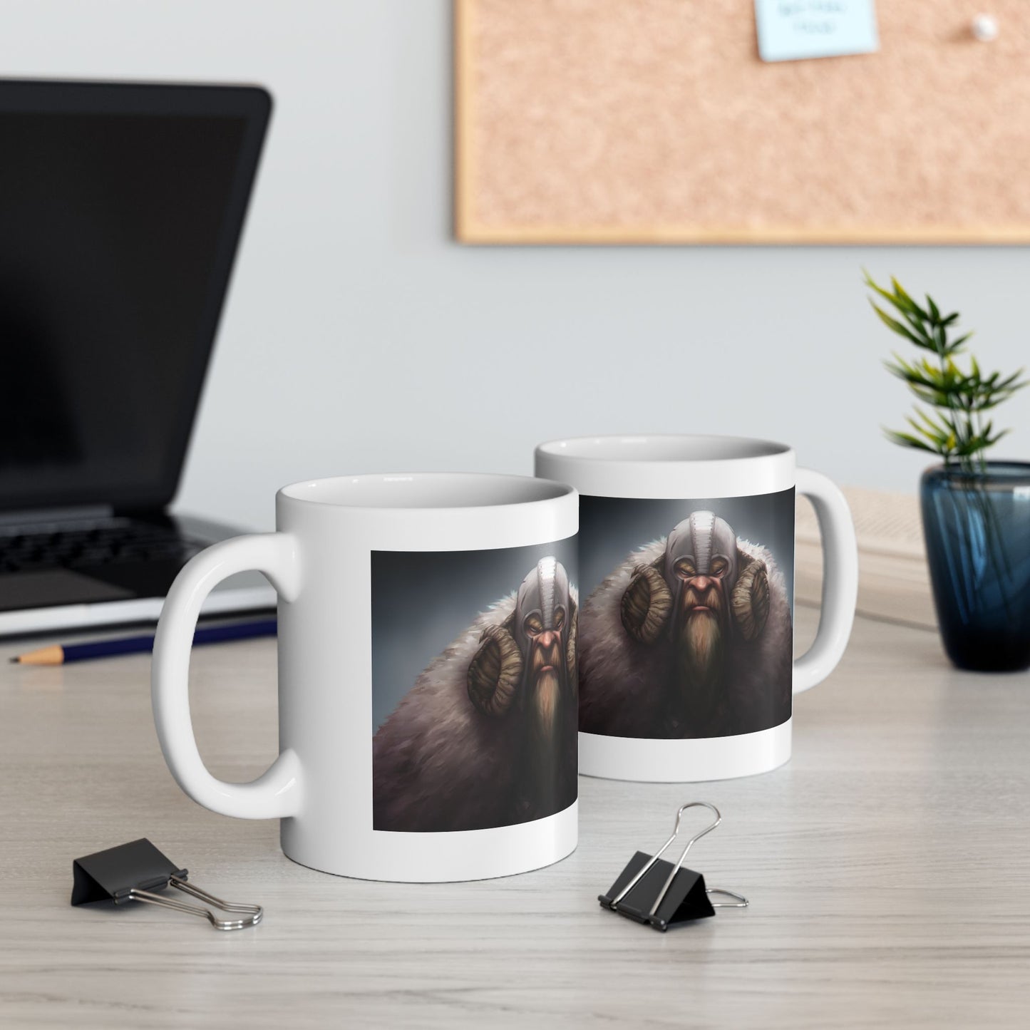ChadwickArt Viking Dwarf Ceramic Mug 11oz