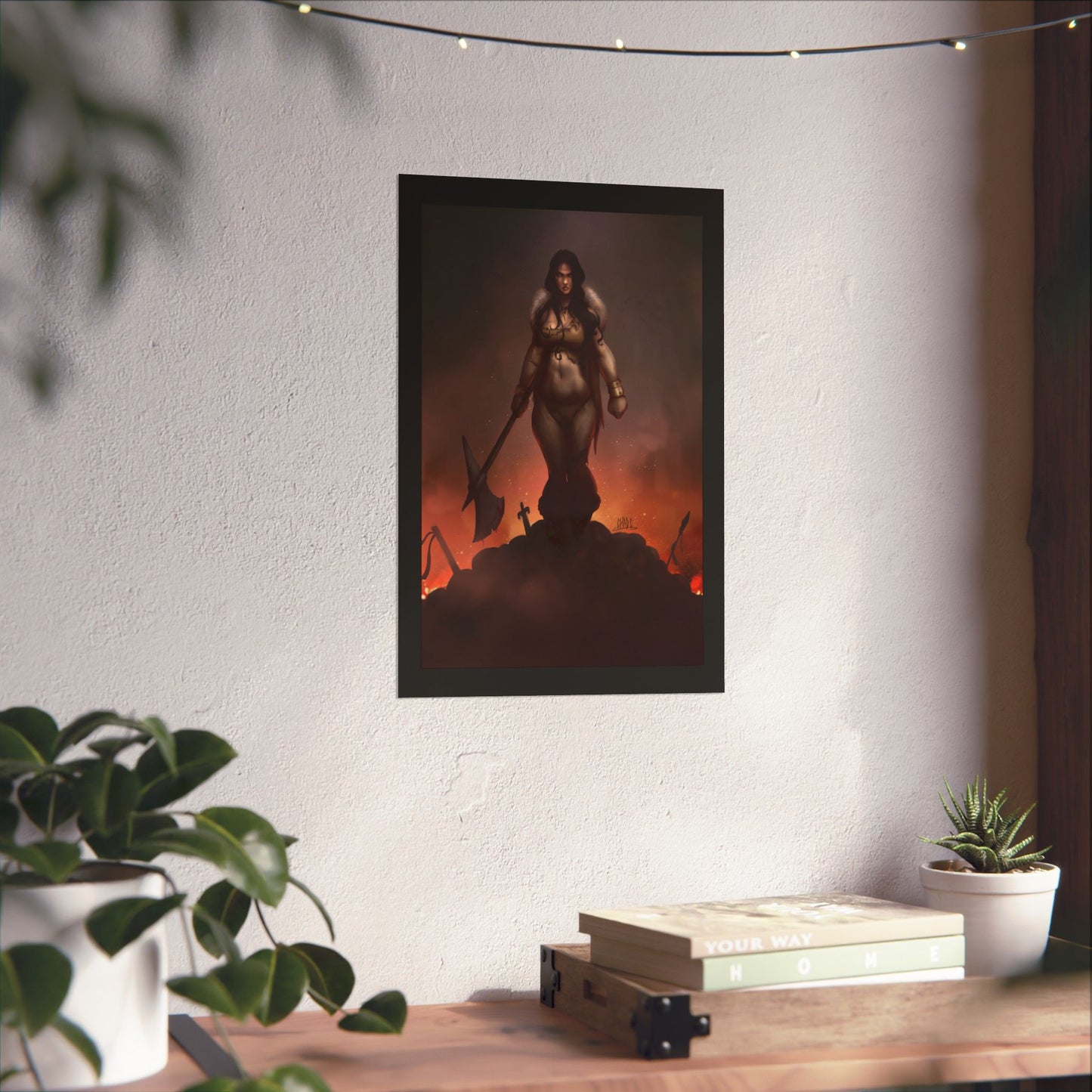 ChadwickArt Volla© (Druid Warrior) Premium Matte Vertical Posters