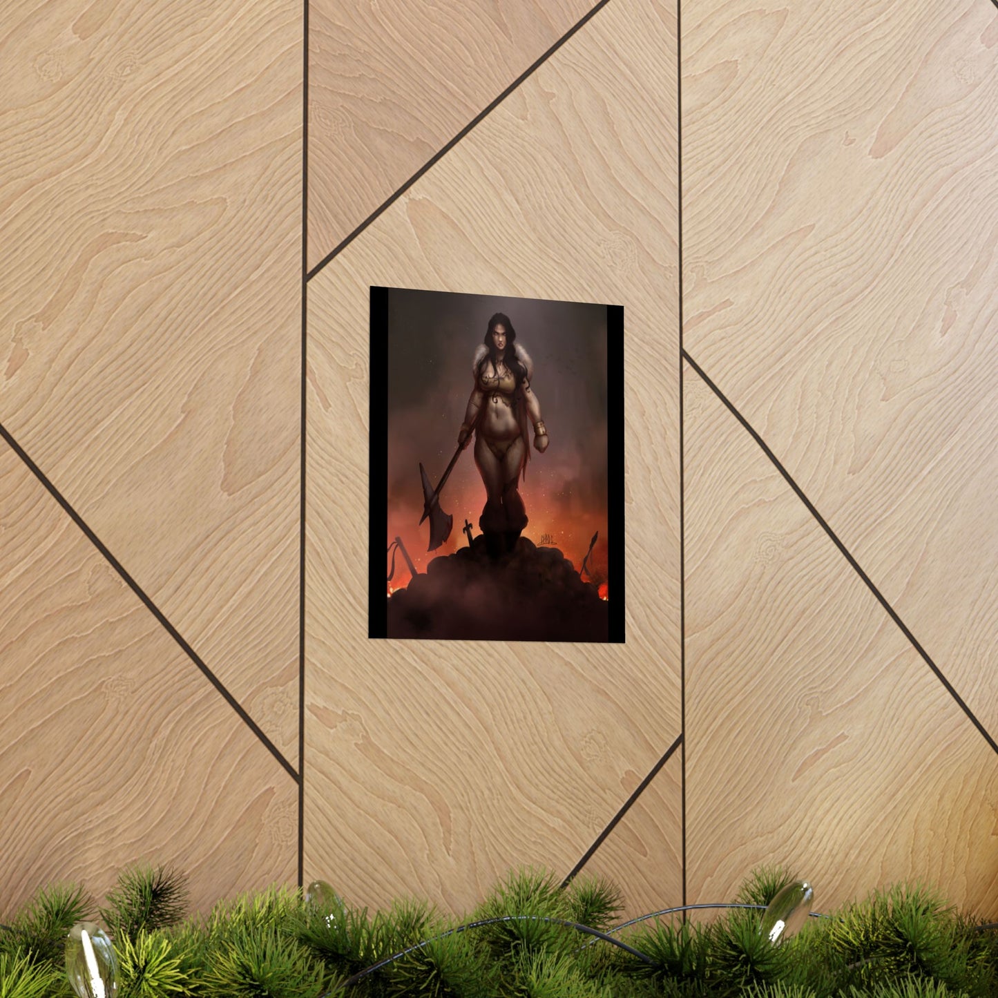 ChadwickArt Volla© (Druid Warrior) Premium Matte Vertical Posters