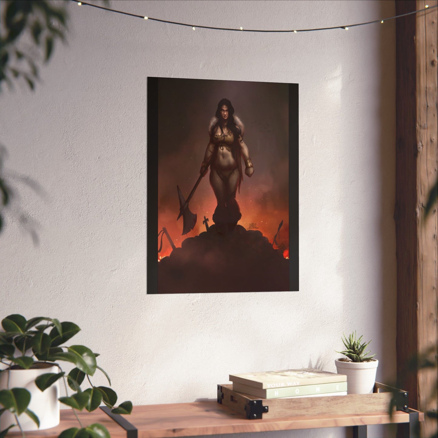 ChadwickArt Volla© (Druid Warrior) Premium Matte Vertical Posters