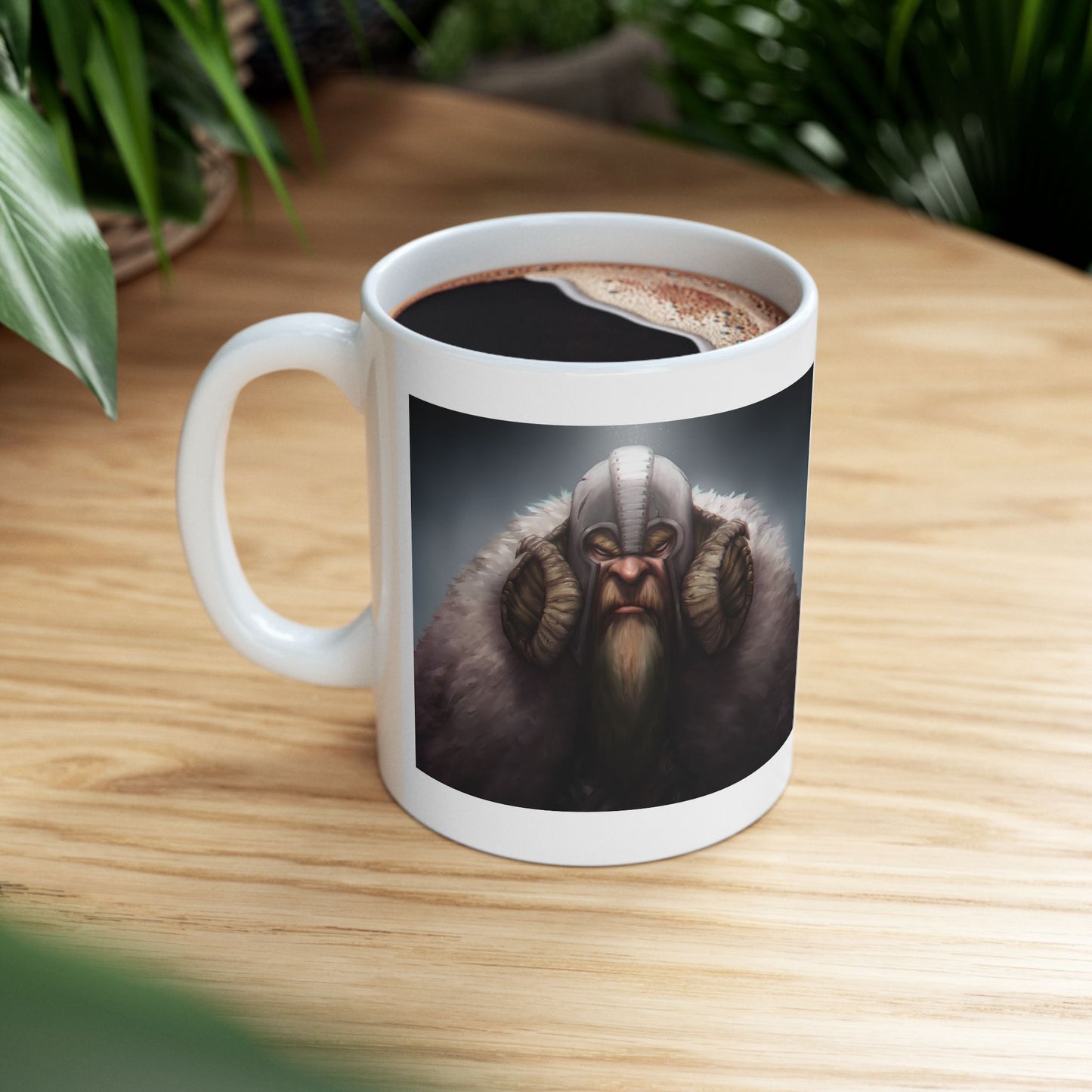 ChadwickArt Viking Dwarf Ceramic Mug 11oz