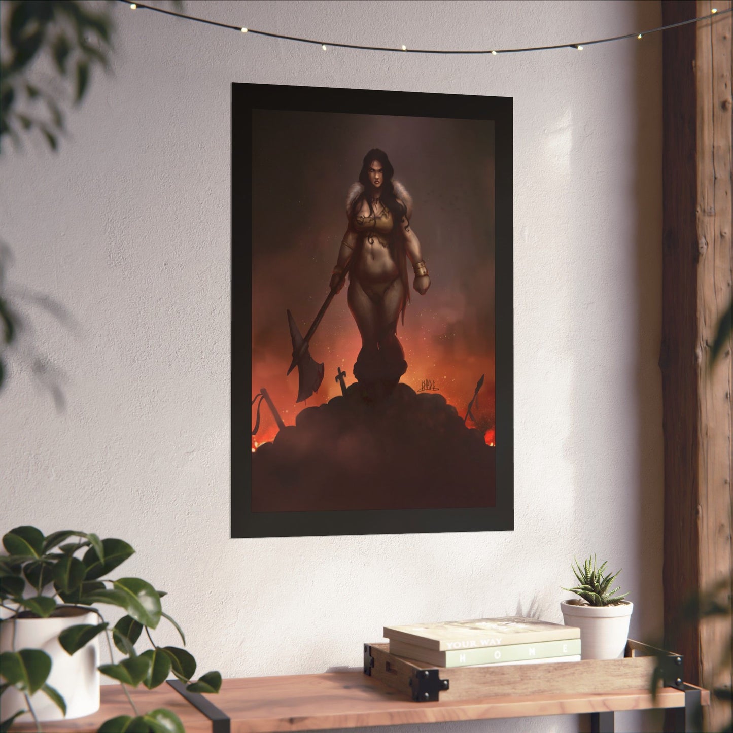 ChadwickArt Volla© (Druid Warrior) Premium Matte Vertical Posters