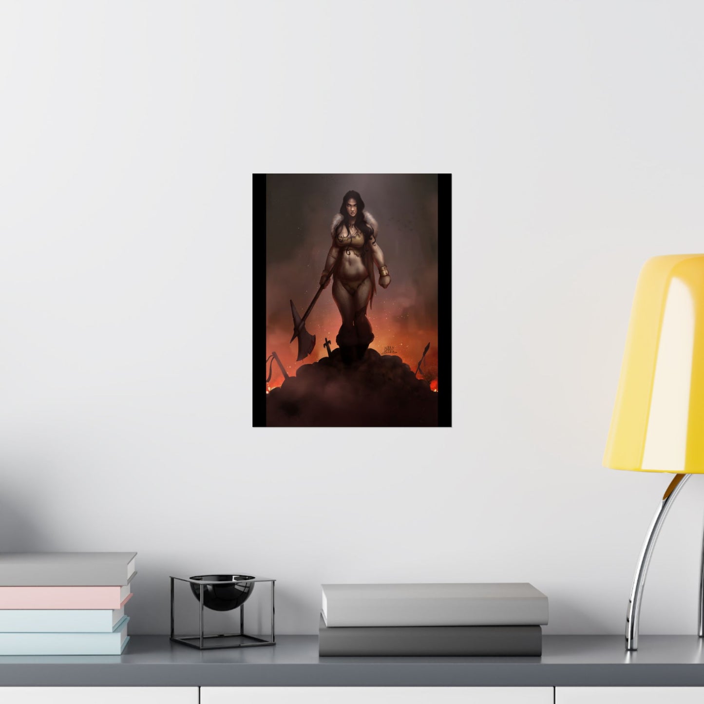 ChadwickArt Volla© (Druid Warrior) Premium Matte Vertical Posters