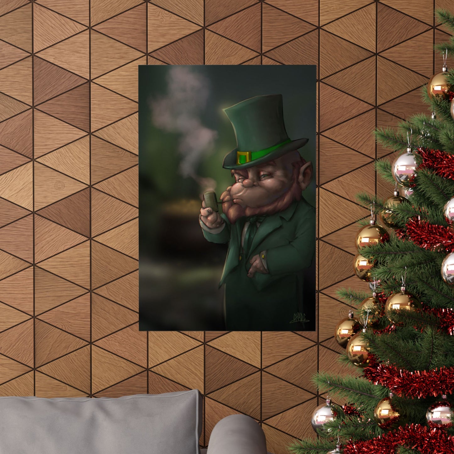 ChadwickArt Leprechaun Hollow Premium Matte Vertical Posters