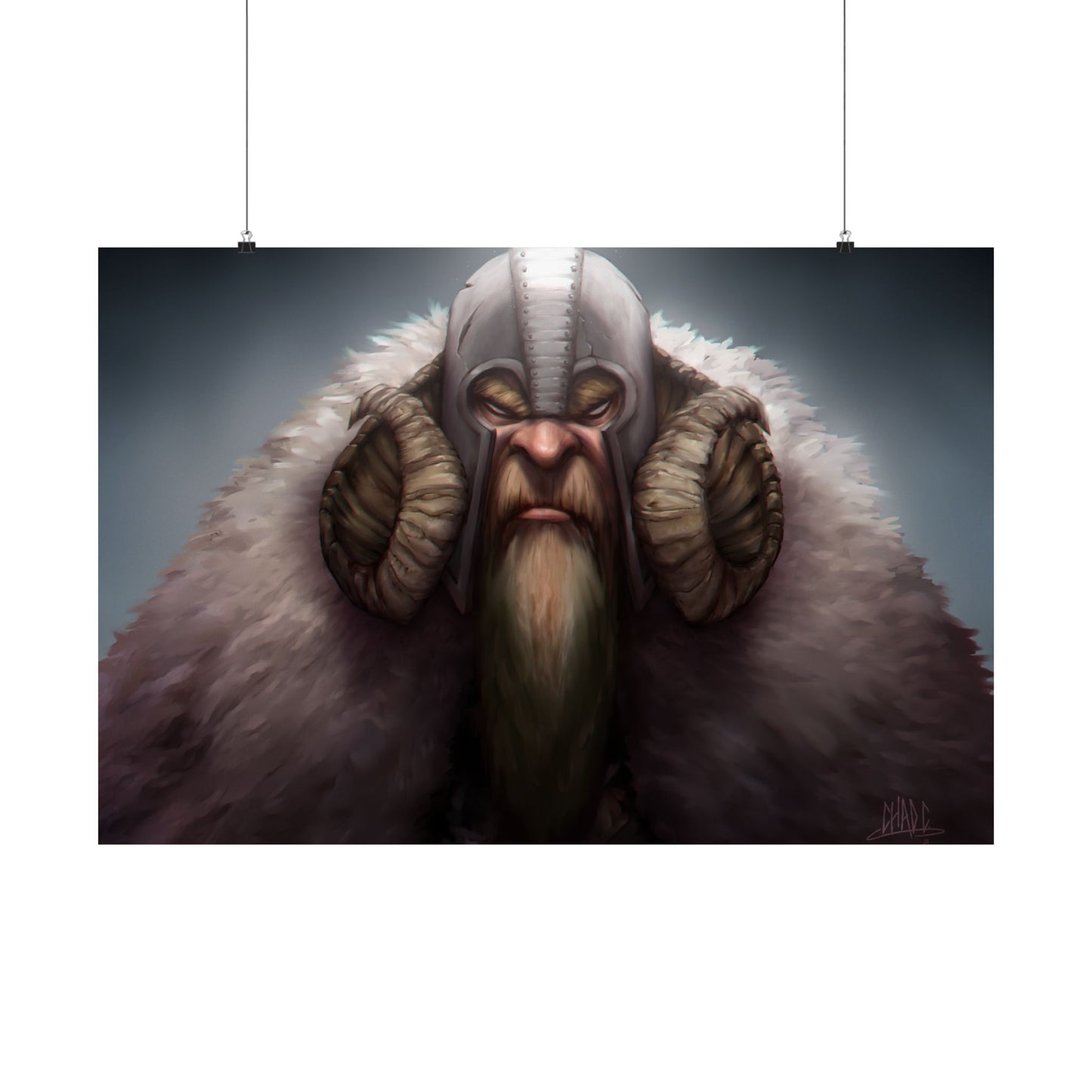 ChadwickArt Viking Dwarf Premium Matte horizontal posters